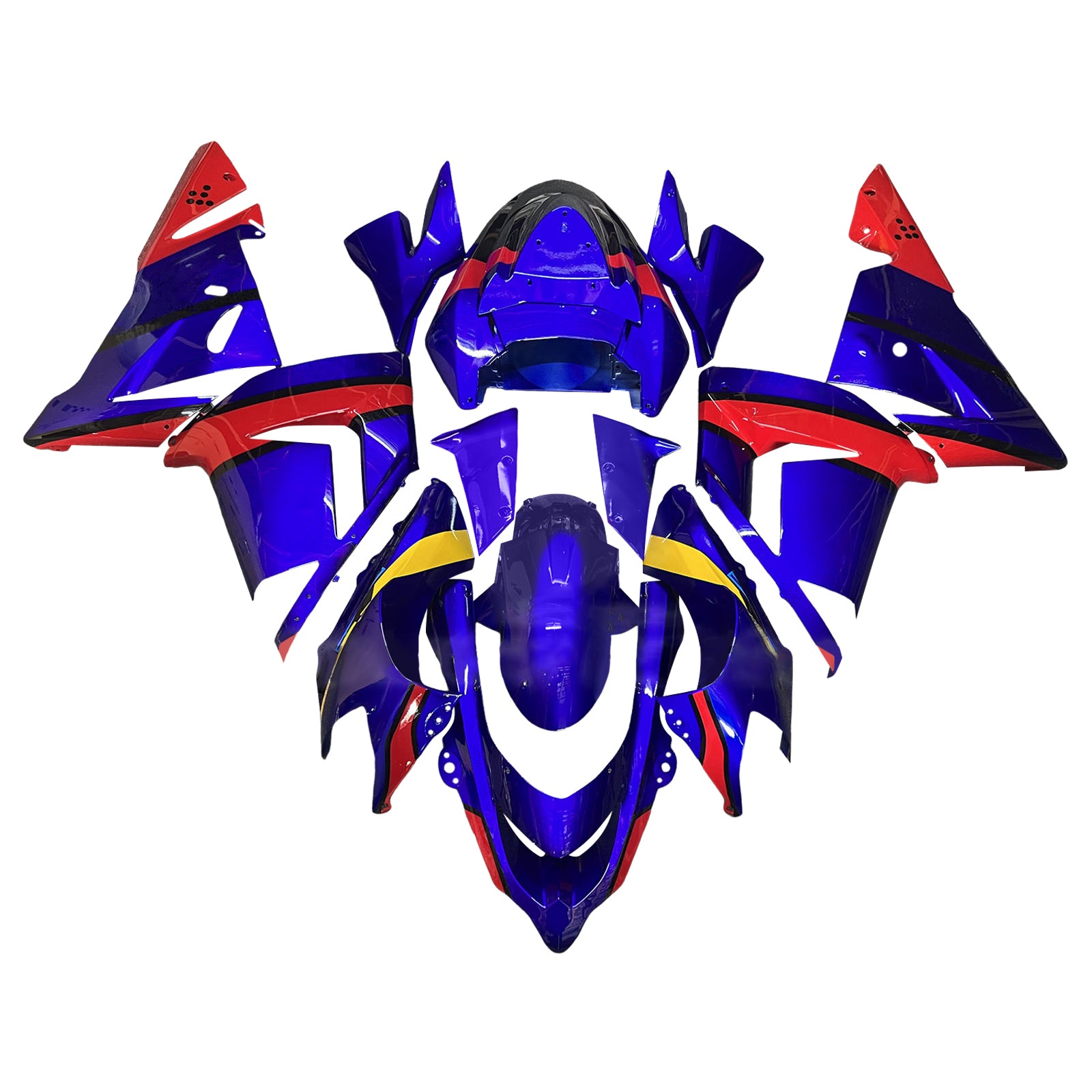 Injectiekuipset carrosserie kunststof ABS geschikt voor Kawasaki ZX10R 2004-2005