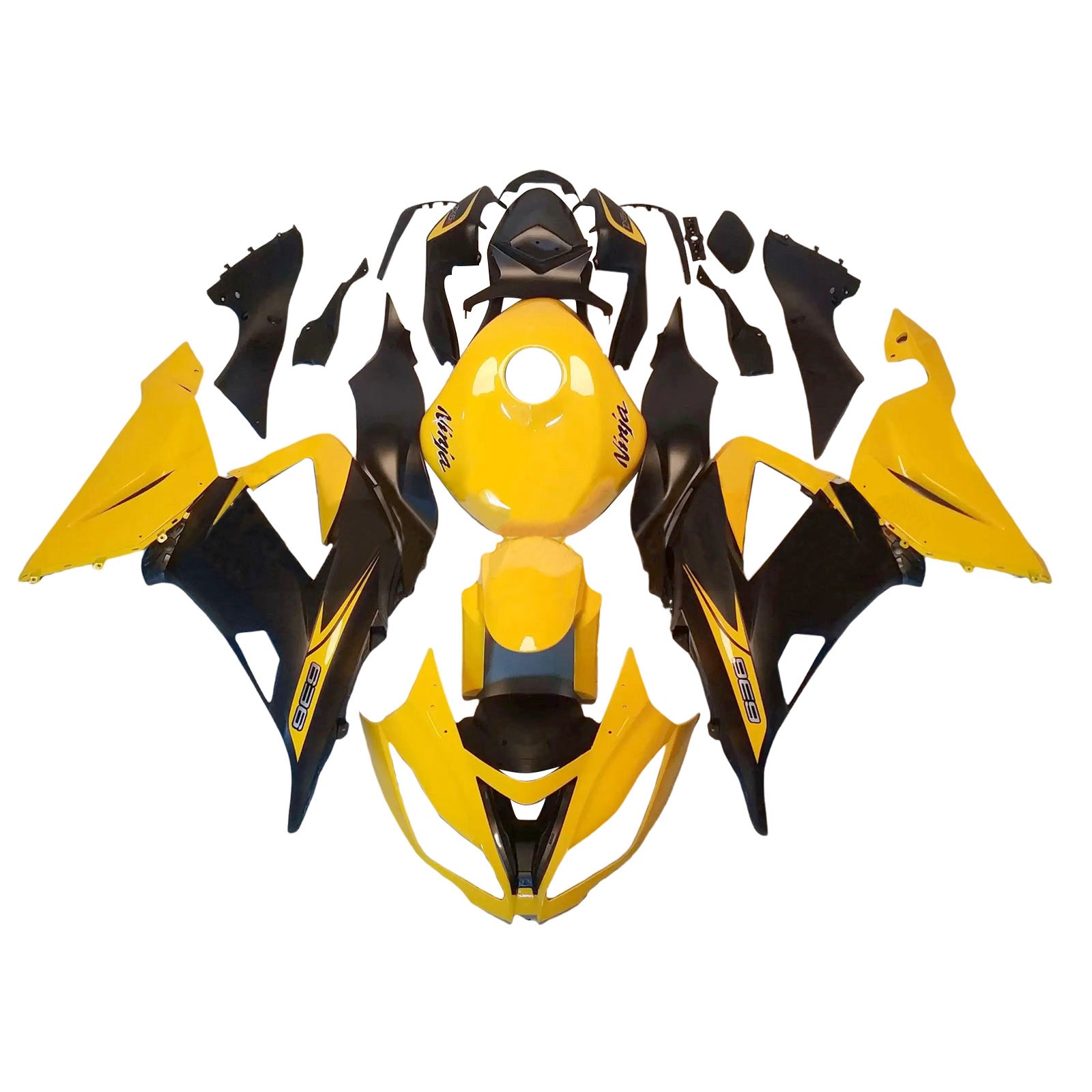2013-2018 KAWASAKI ZX6R 636 Injektionsmässa Kit Bodywork Plastic ABS