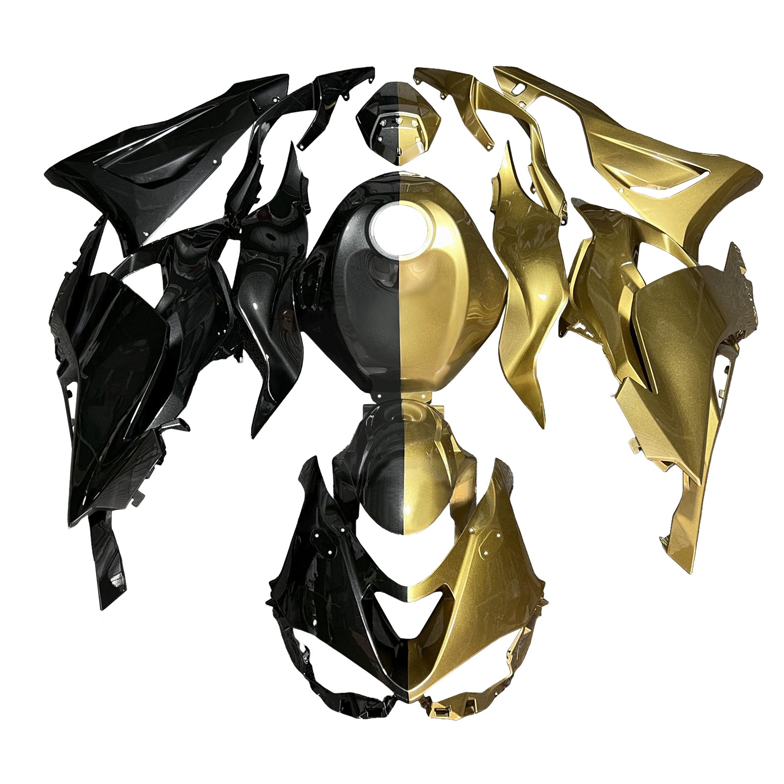 Injectiekuipset carrosserie kunststof ABS geschikt voor Kawasaki ZX-6R 2024-2025