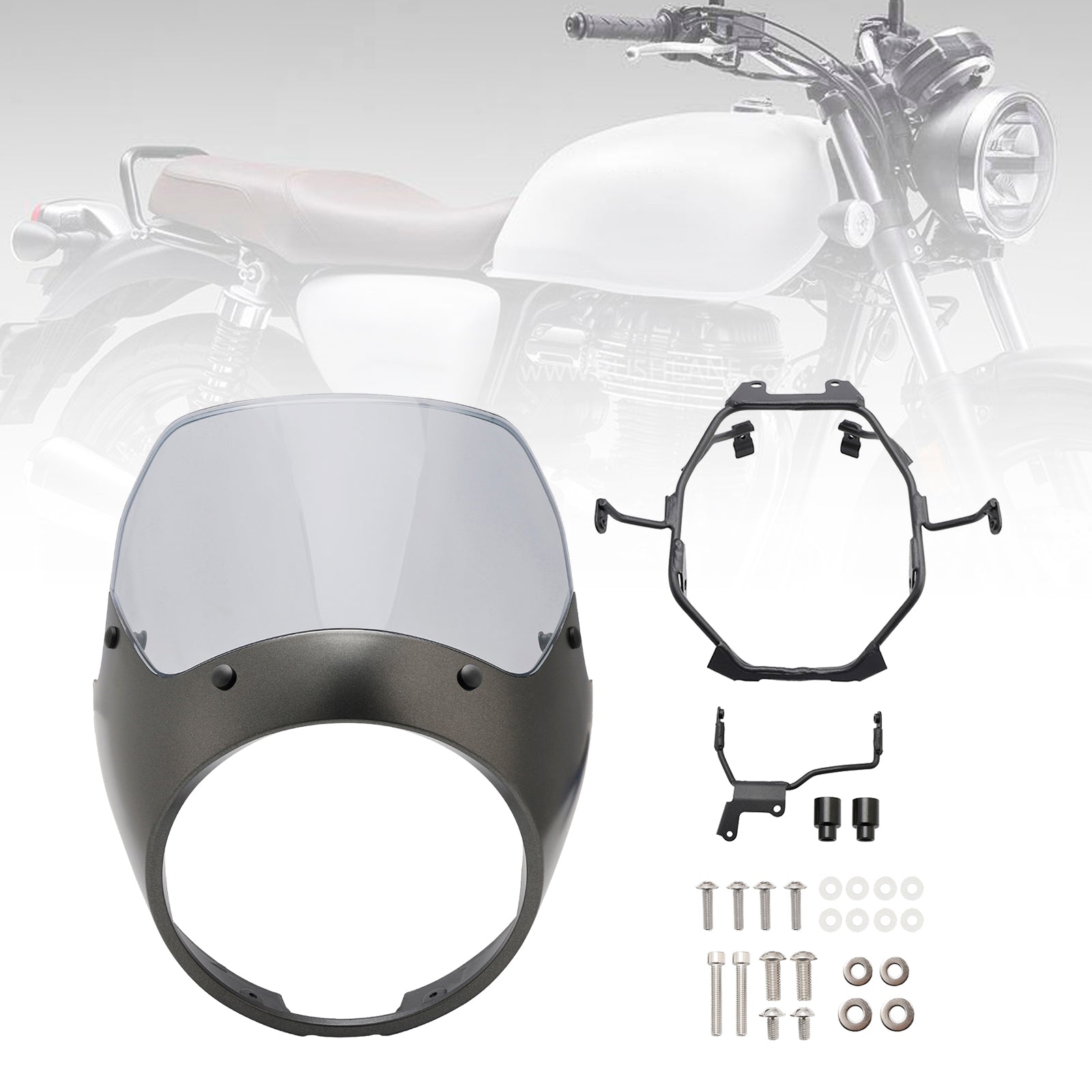 2023-2024 Honda GB350 GB350S vindrutan vindruta strålkastare