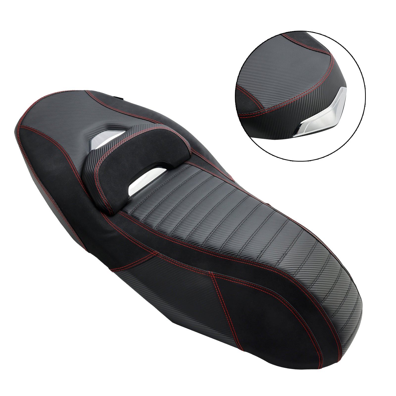 2023-2024 YAMAHA X-MAX 300 Komplett kudde ryttare passagerarsäte passar röda