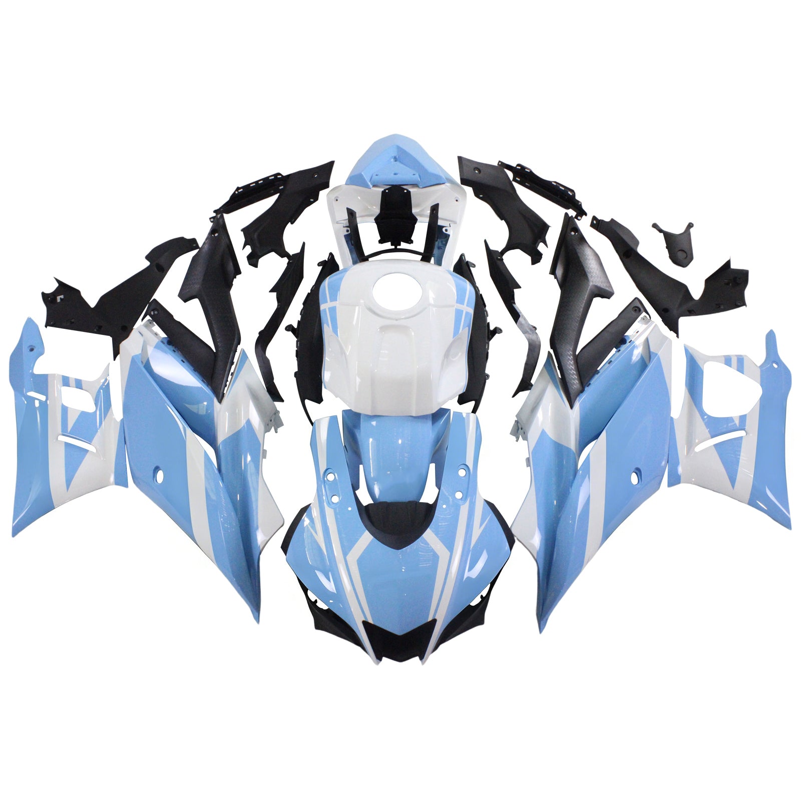 Injection Fairing Kit Bodywork Plastic ABS fit For Yamaha YZF-R3 R25 2019-2021