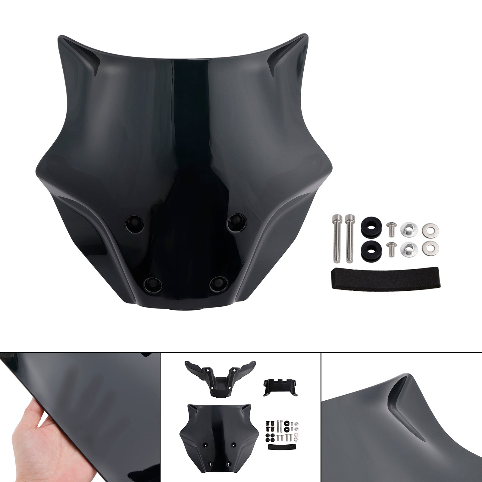 2024-2025 YAMAHA MT-09/SP Windshield WindScreen + Bracket