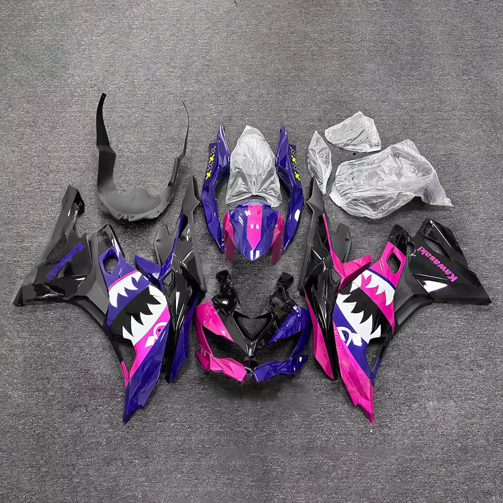 Kit carenatura iniezione adatto per Kawasaki Ninja ZX-25R ZX-4R ZX-4RR 2019-2025