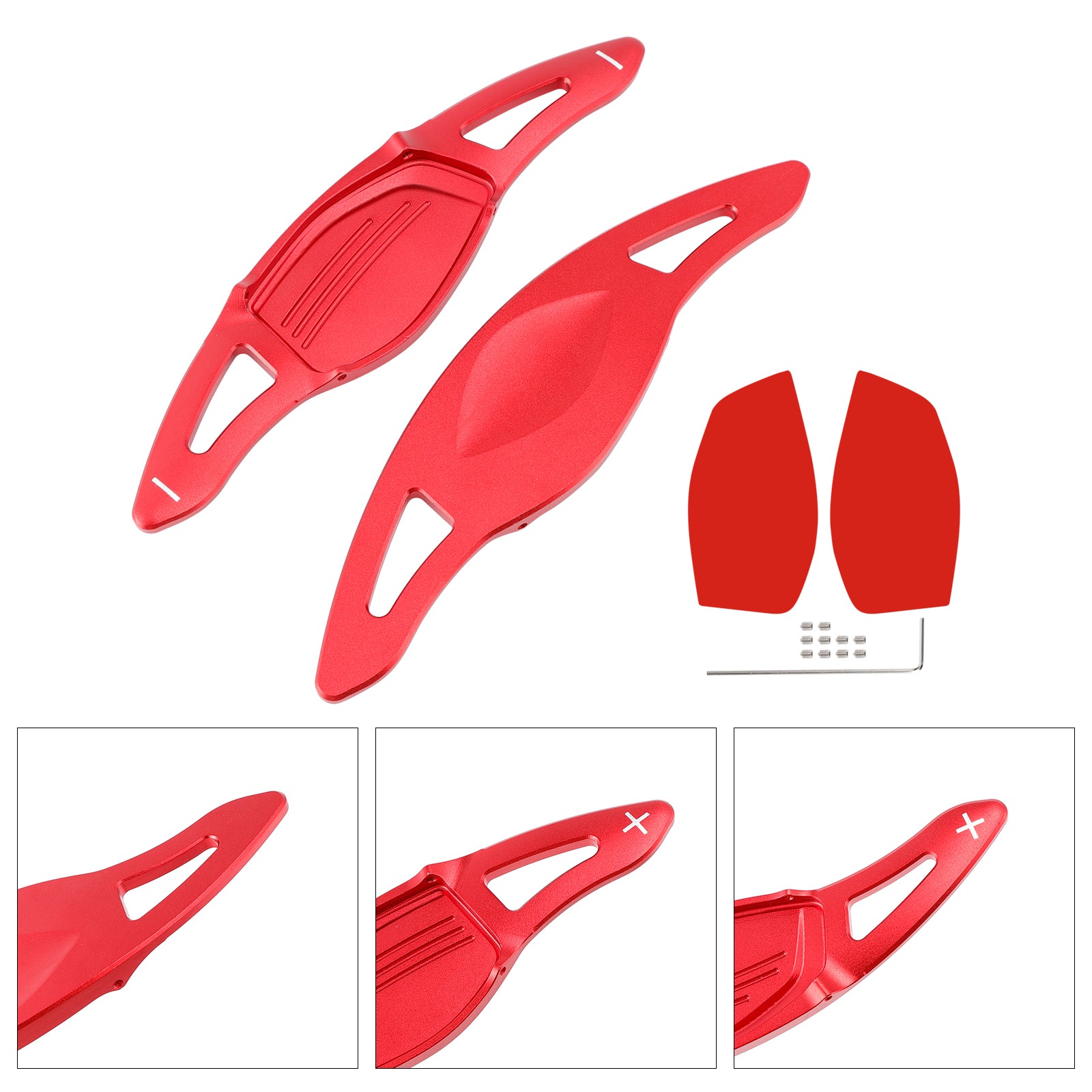 Extensión de palanca de cambios del volante para Audi RS5 RS3 TT RS Aluminio