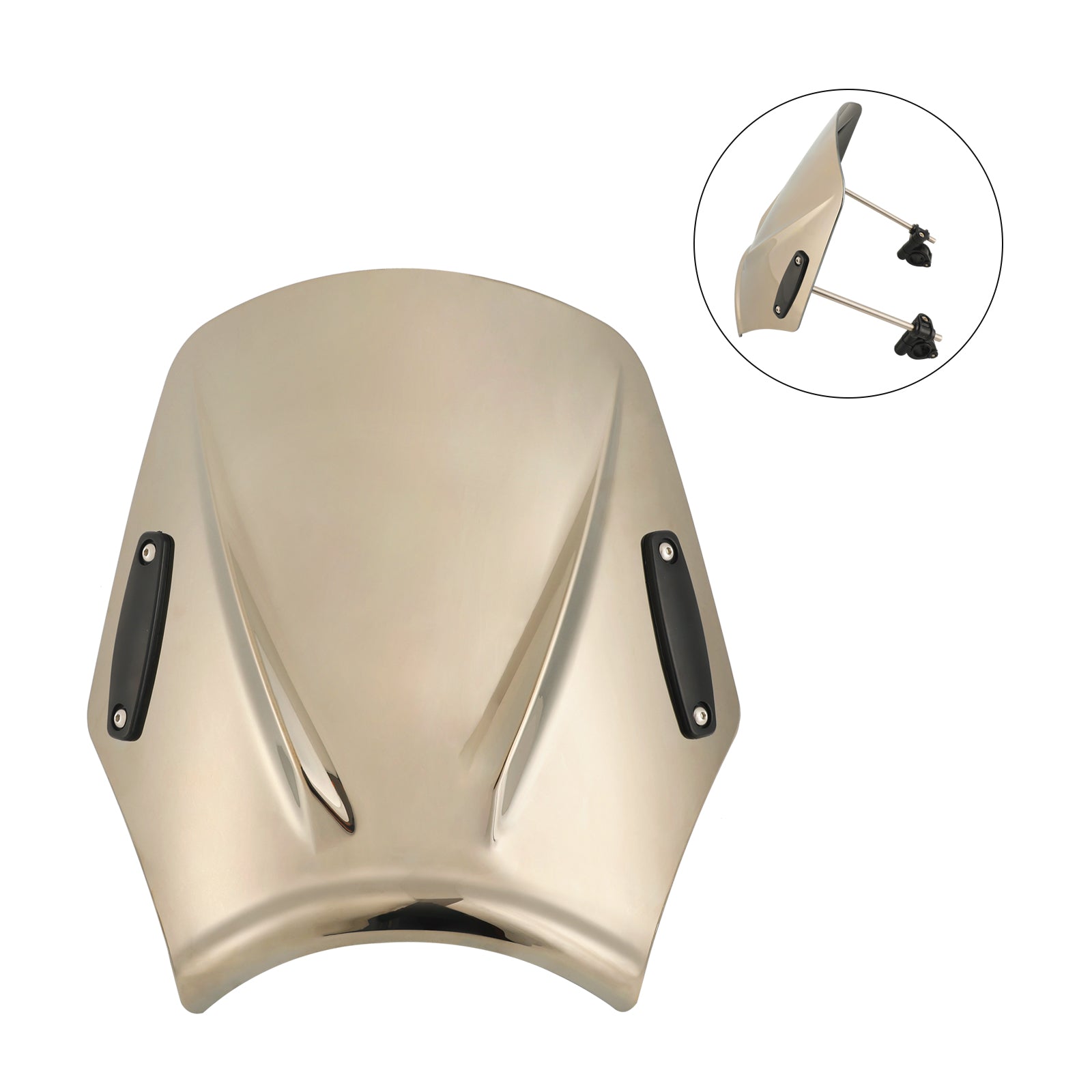 Motorfiets met 22mm/7/8" stuur Windscherm Windscherm Universeel