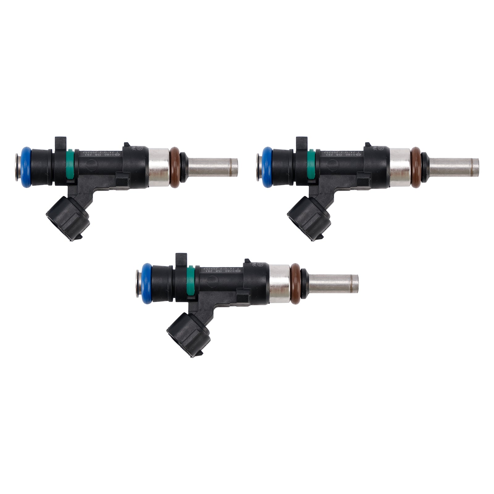 Injecteur de carburant 3 pièces, pour Dacia Logan Sandero Renault Clio symbole 0,9 l 0280158293