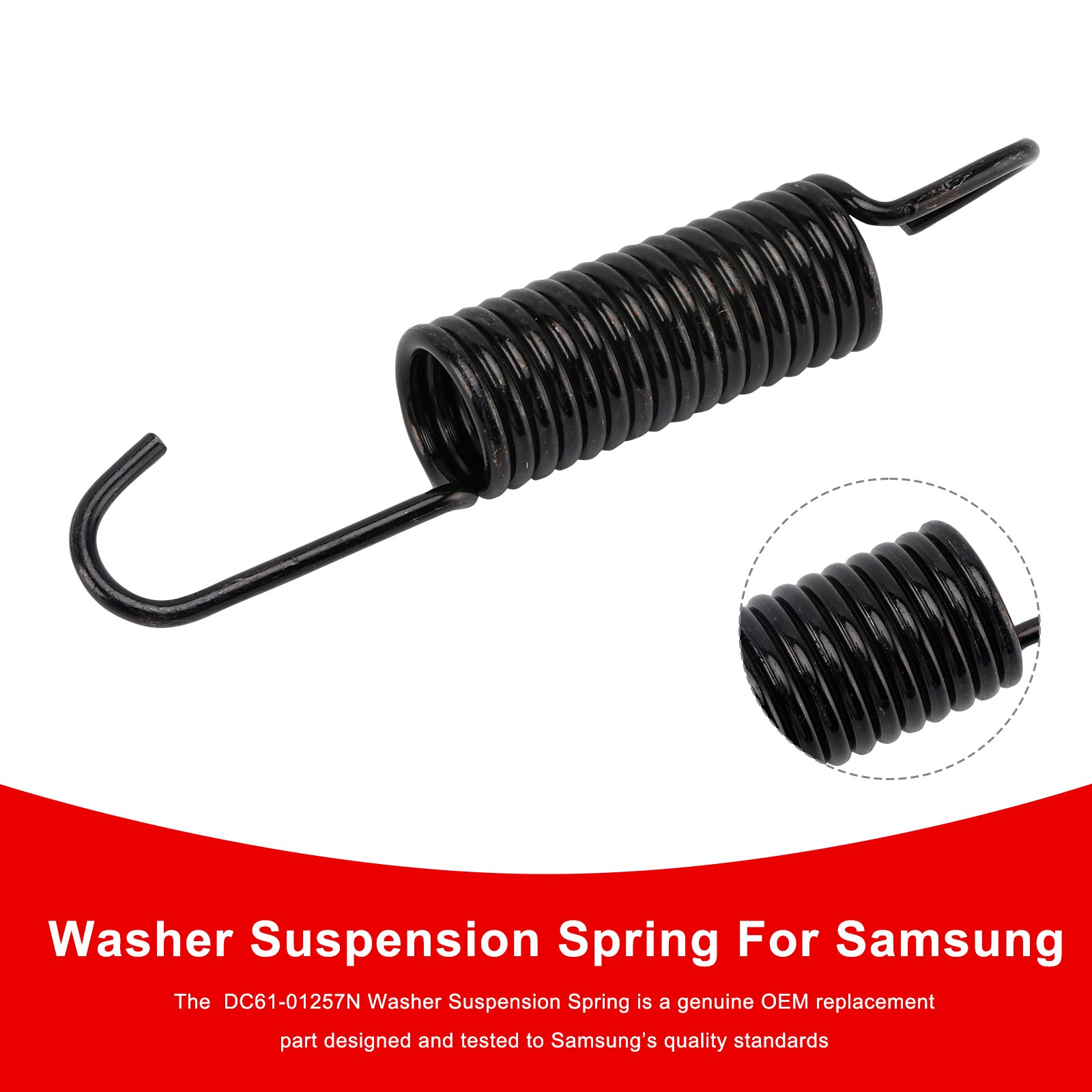 1PC DC61-01257N Washer Suspension Spring For Samsung Replaces 592-49396 592-49474