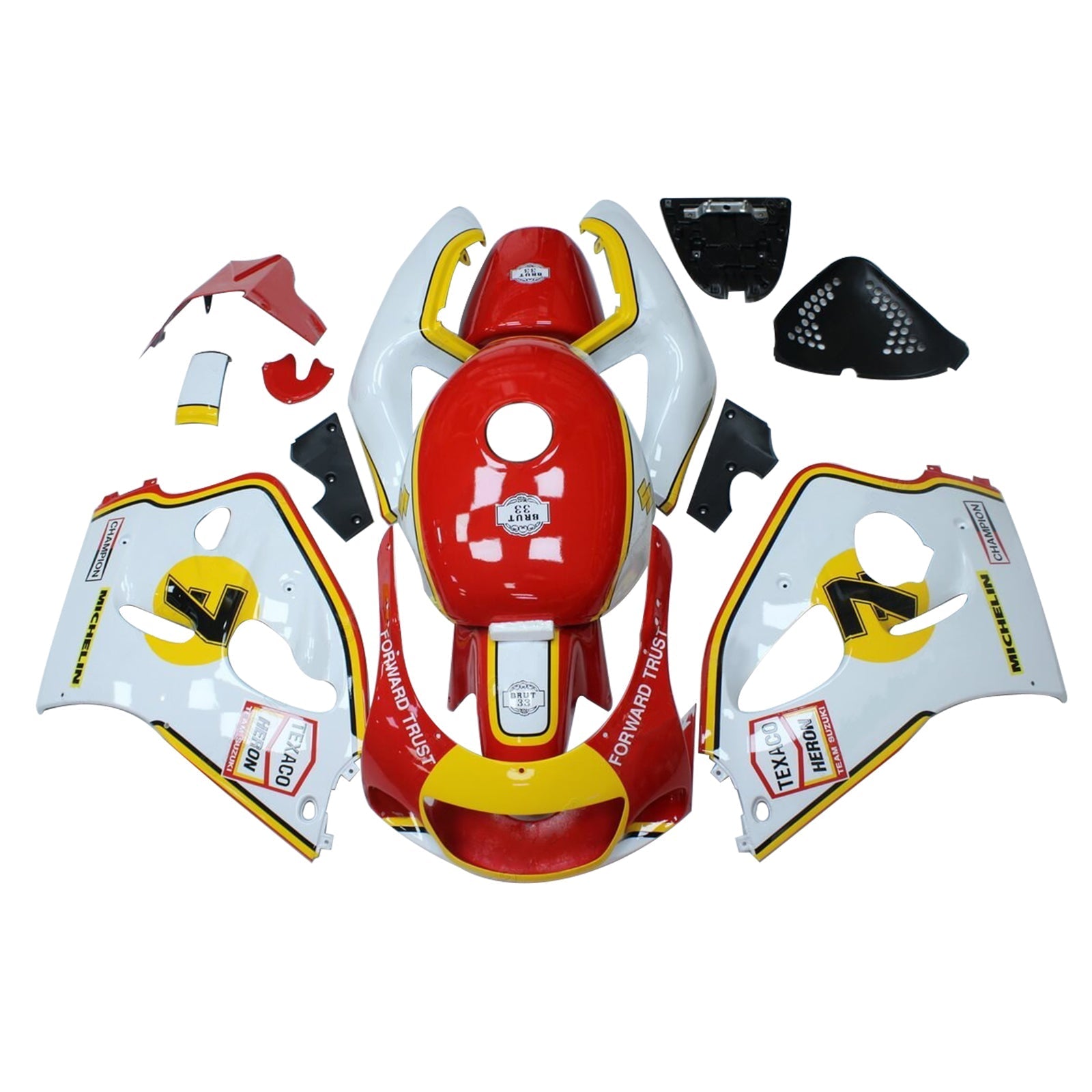 1996-2000 Suzuki GSXR600 1996-1999 GSXR750 Kit de carénage de carrosserie