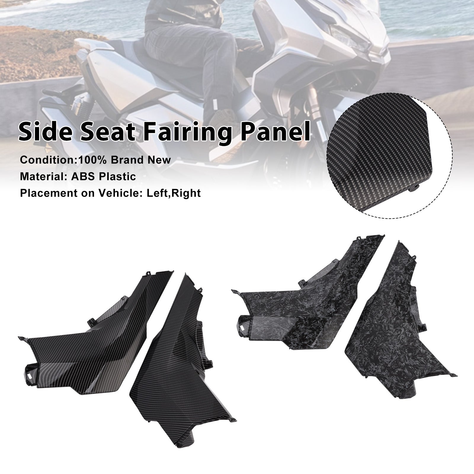 2022-2025 Honda ADV 350 Seat Side Cover Panel Fairing Cowl
