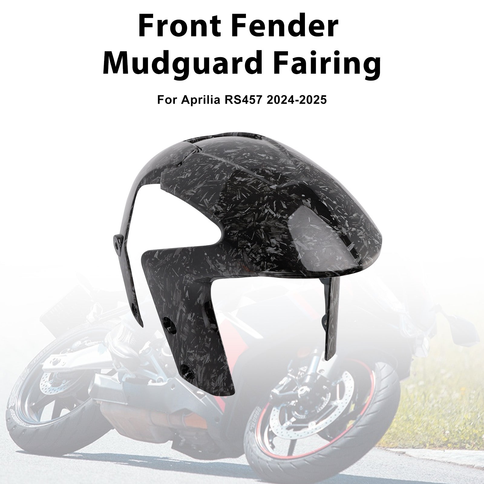 2024-2025 Aprilia RS457 RS 457 guardabarros delantero carenado