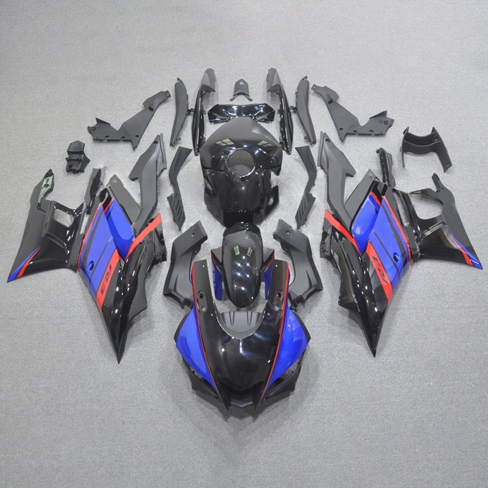 2019-2021 YAMAHA YZF-R3 R25 injektionsmässa kit Bodywork Plastic ABS