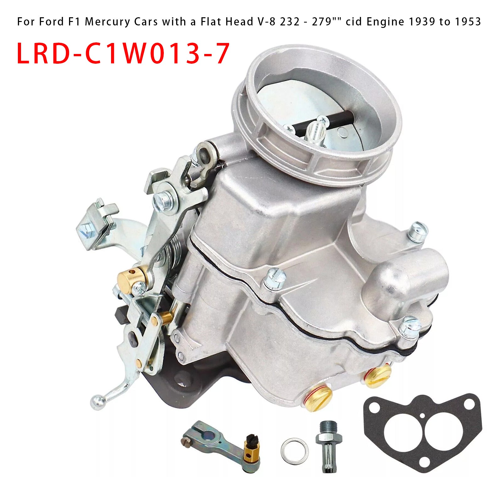 Carburateur à tête plate Holley 94 Ford V8 1939-1959 232"-279" moteurs