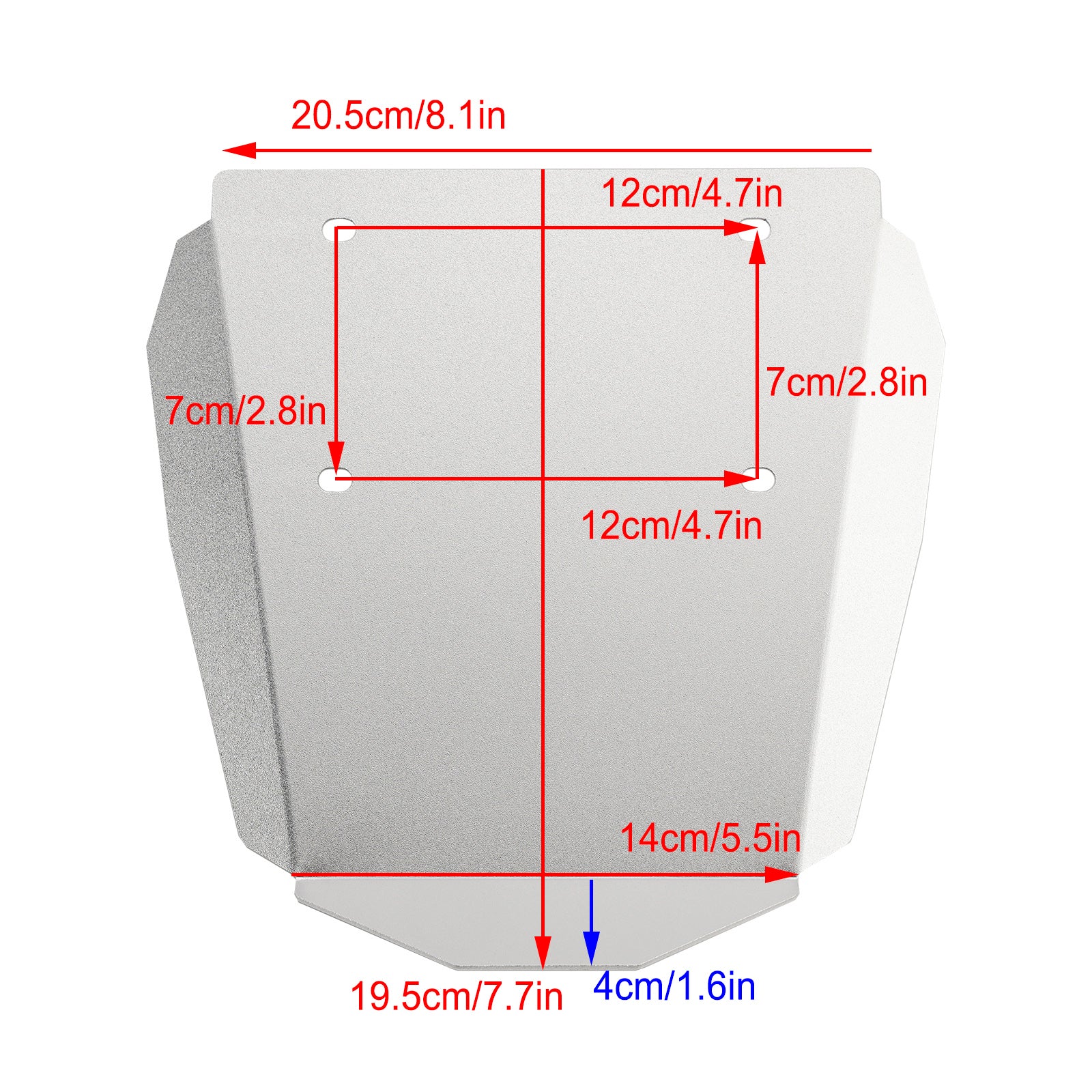 2023-2024 BMW R1300GS Aluminum Alloy License Plate Holder Frame Bracket