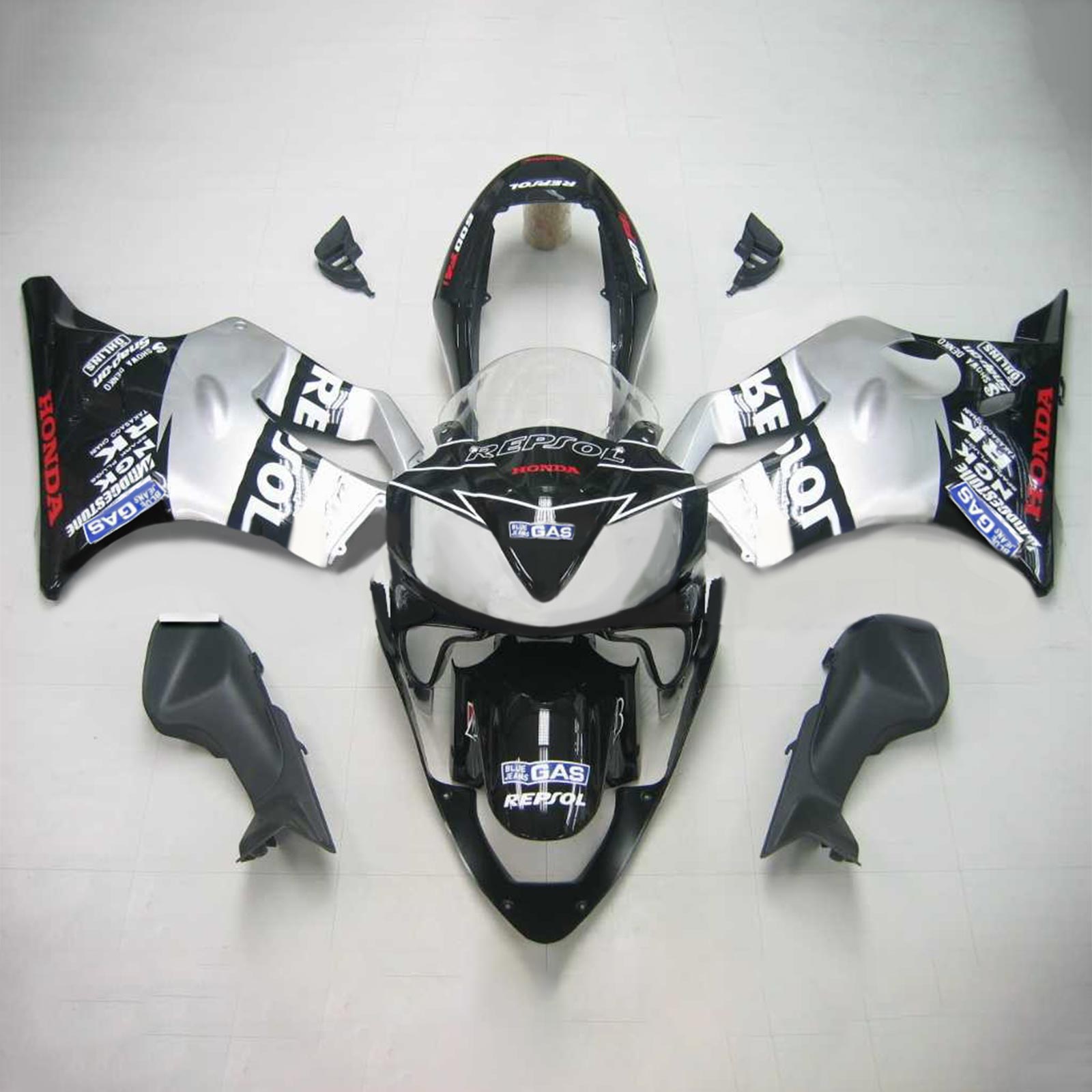 2004-2007 Honda CBR600 F4I Amotopart Injection Fairing Kit Bodywork Plastic ABS #113