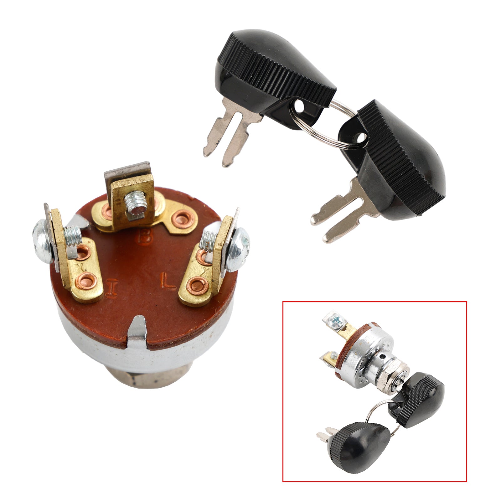 Massey Ferguson Tractor TO20 TO30 TO35 50 65 Contactsleutelschakelaar 180681M93