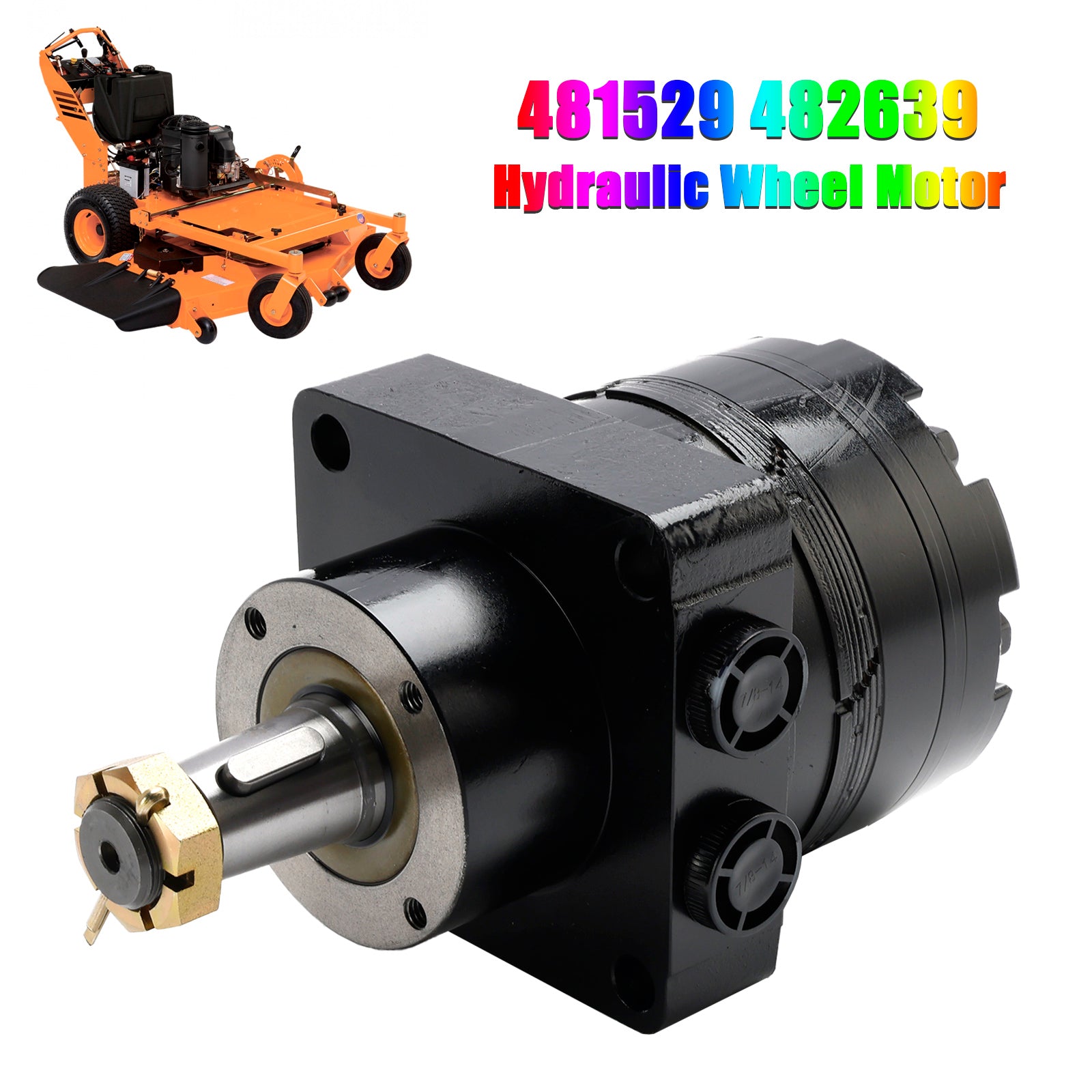 Moteur de roue hydraulique pour Scag 481529 & 482639 pour Wildcat Turf Tiger Cub 27-502