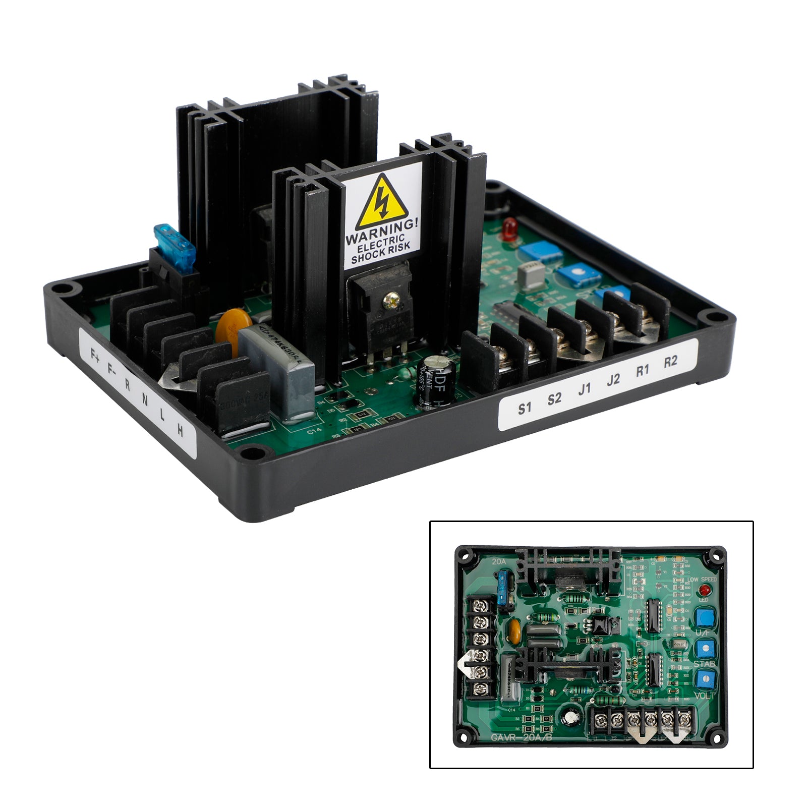 Módulo regulador de voltaje automático generador Universal/sin escobillas AVR GAVR-20A