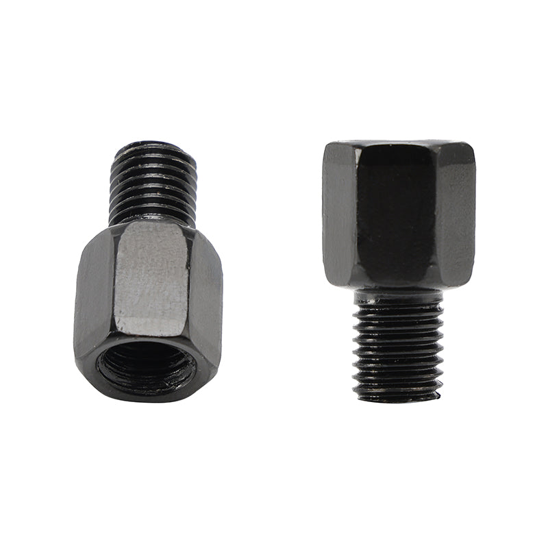 2 Adaptateurs de miroir de scooter de moto à ajustement universel 10 mm Inverse à 10 mm Standard