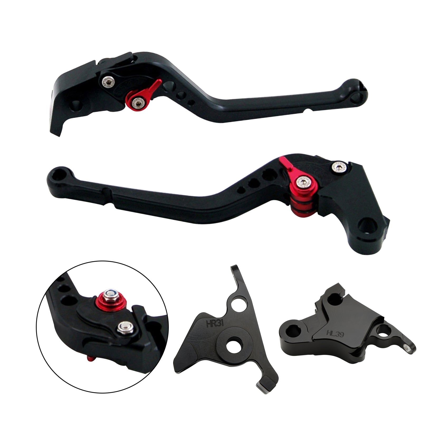 Palanca de freno de embrague larga apta para CFMOTO 450SS 450SR 21-23 450NK 23-24
