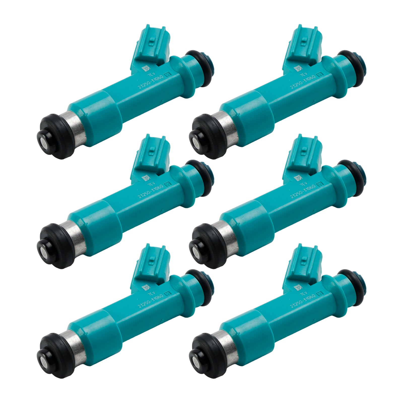 6PCS Fuel Injector 23250-31060 FIT Toyota Tacoma 4Runner FJ Cruiser 23250-31010