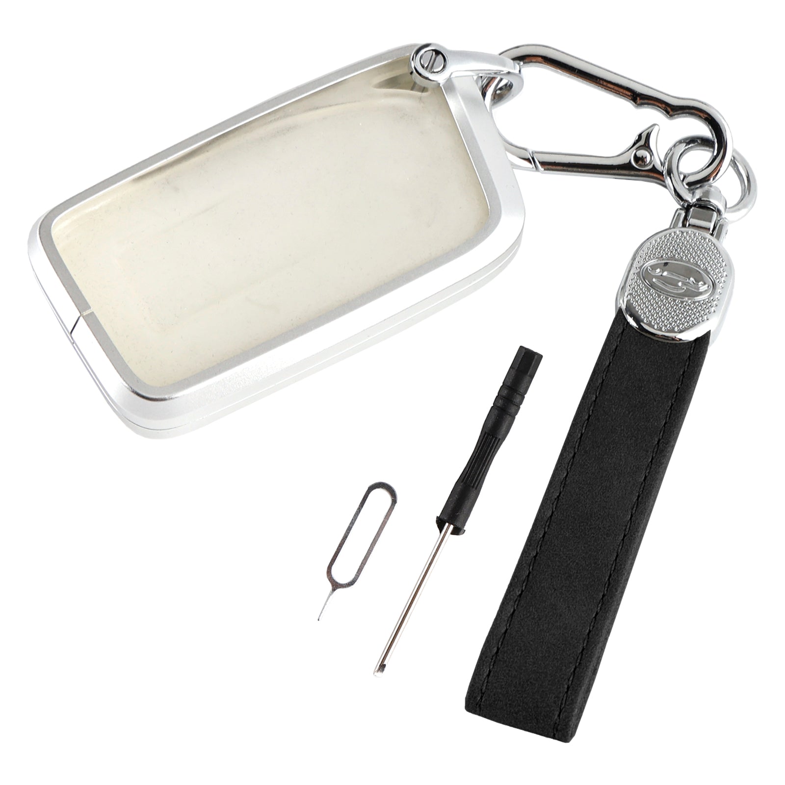 Lexus IS GS ES RX gelegeerd aluminium TPU zachte film autosleutel zwarte hoes