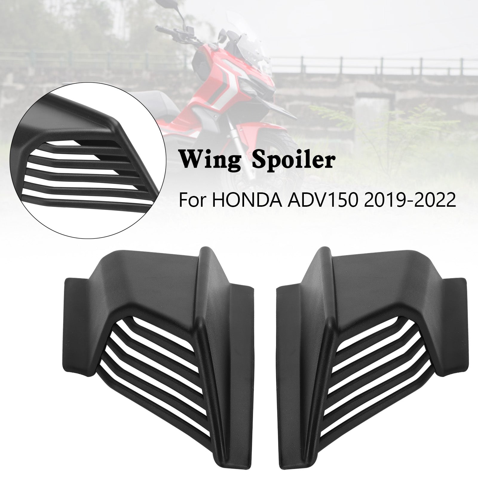Body Winglet Side Deflector Air Wing Spoiler för Honda Adv-150 2019-2022