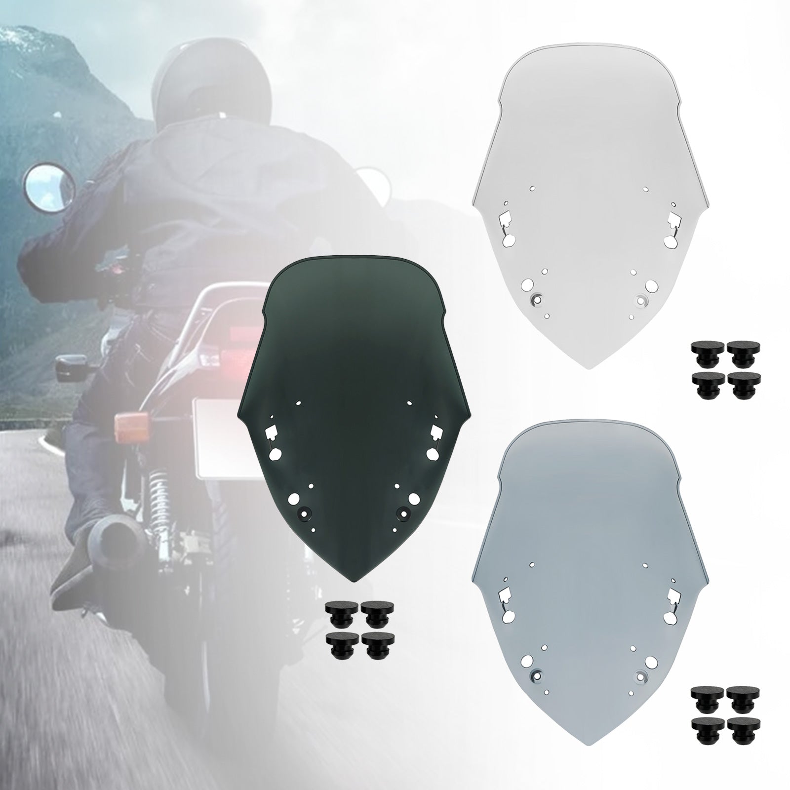 2017-2022 YAMAHA X-MAX 300 ABS Pare-brise de moto