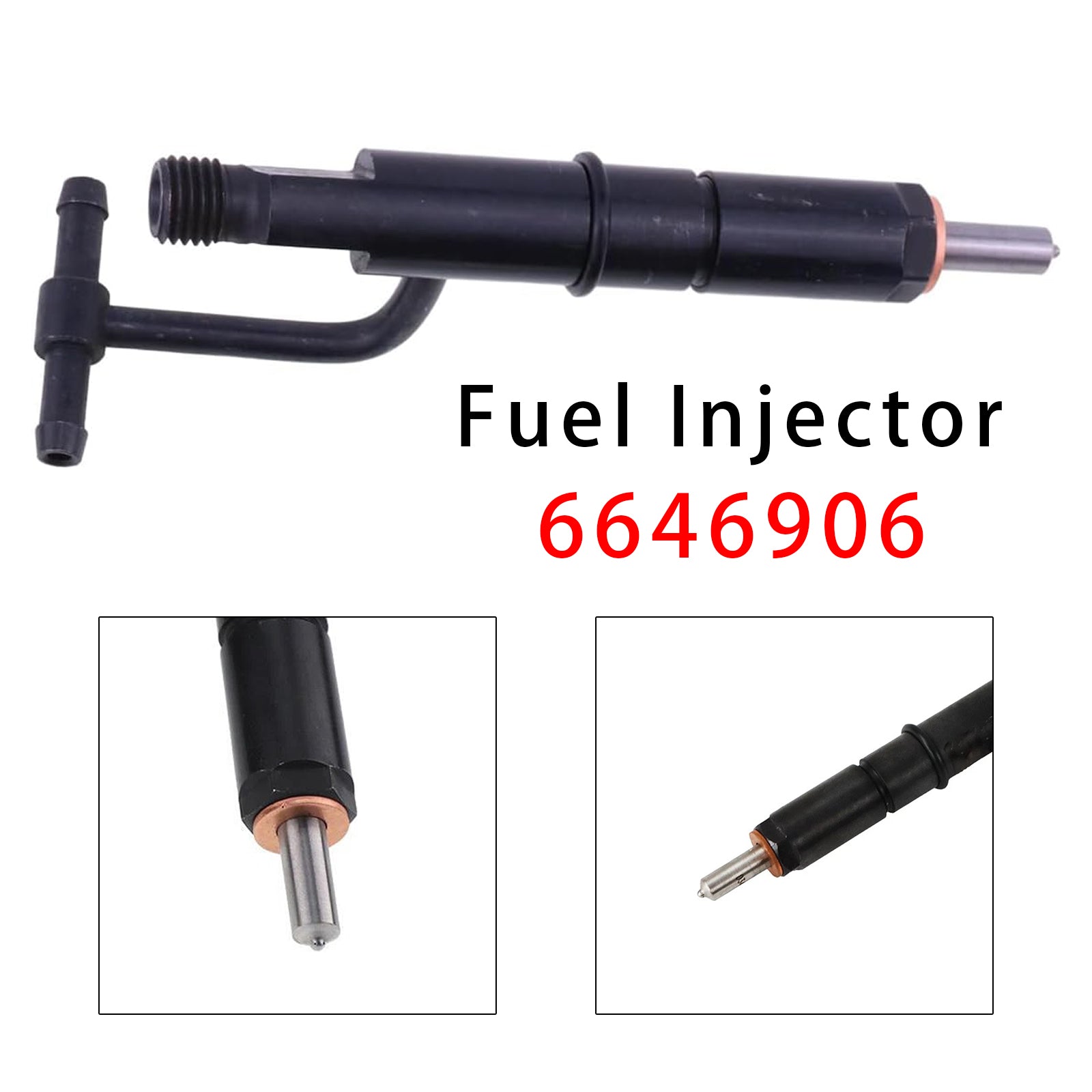 1Pcs Fuel Injector For Mustang Bobcat 843 853 960 2060 Isuzu 4JB1 6646906