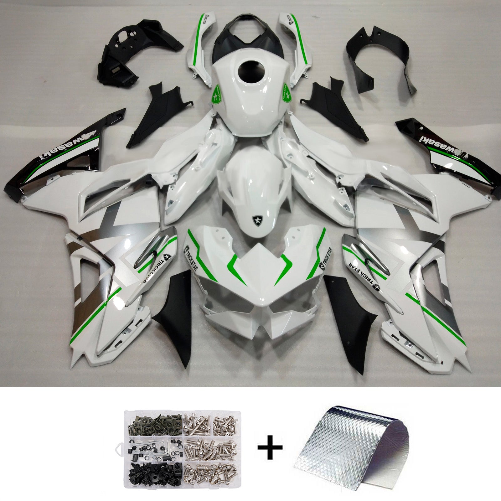 Kit carena iniezione Carrozzeria ABS adatto per Kawasaki Ninja 500 2024-2025