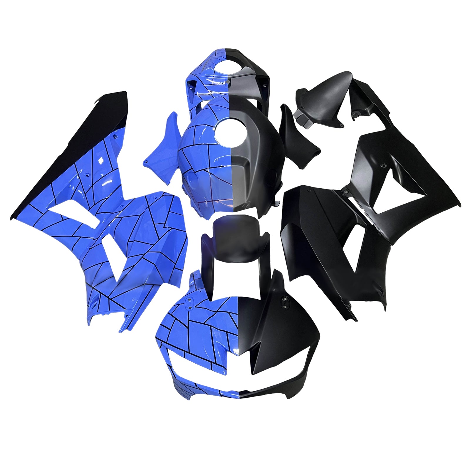 Injektionssats Kit Bodywork Plastic ABS för Honda CBR600RR 2013-2023 F5