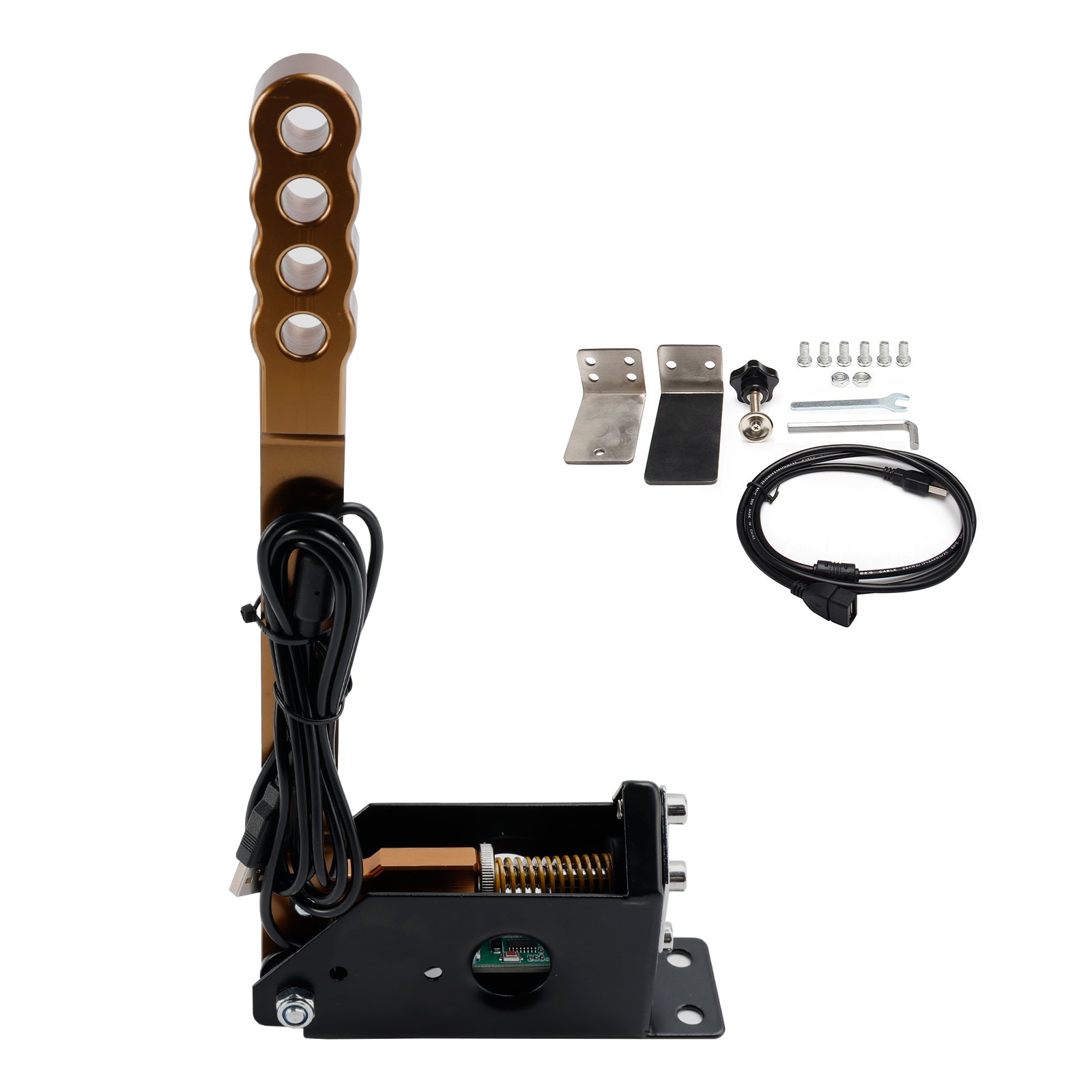 14bit PC USB SIM Racing Hand Brake so svorkou pre Assoto pre G27/G29/T300/T500