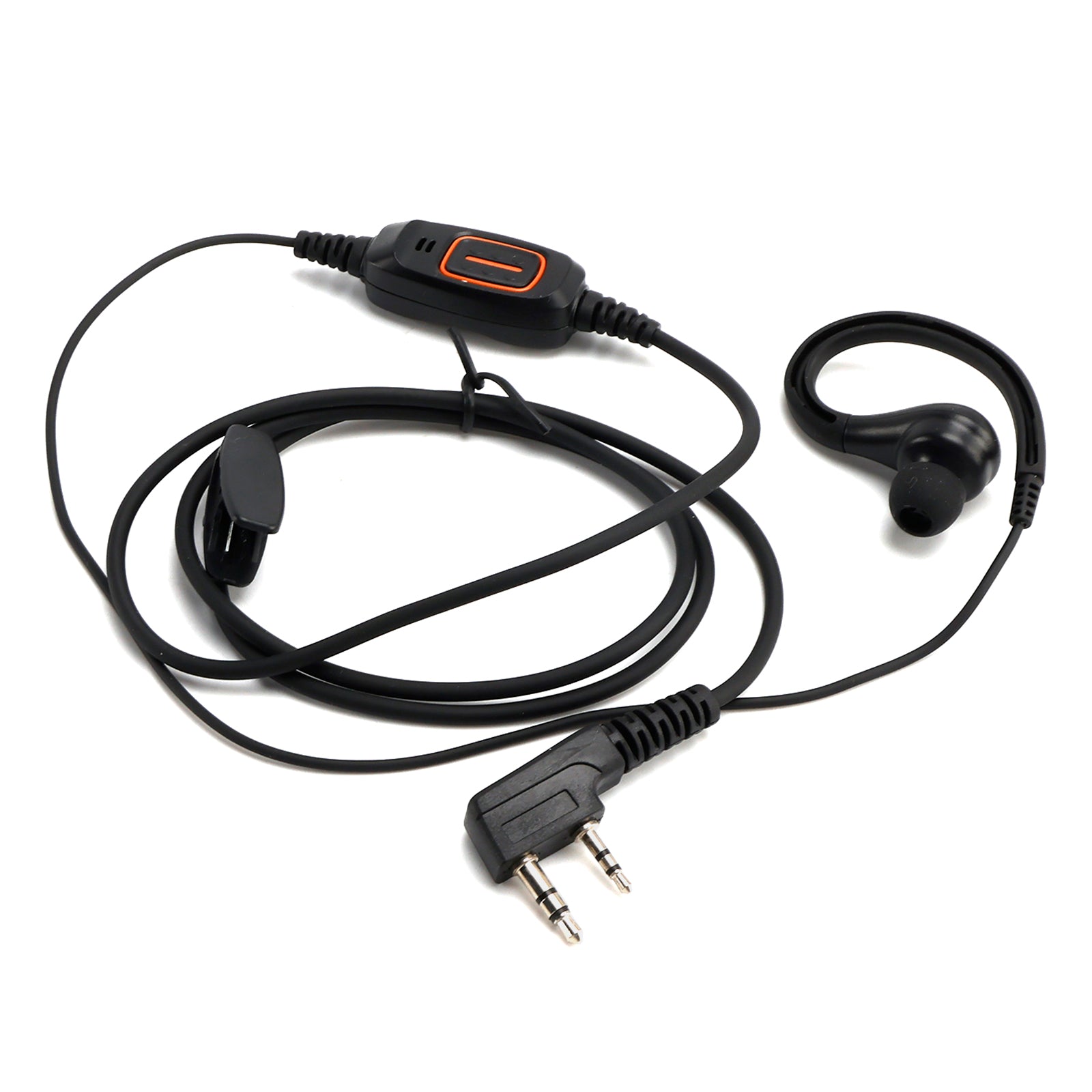 Casque à crochet d'oreille bicolore K-029 636, pour TK-220 TH-F6 RPV516A KG-UVD1P TG-2AT