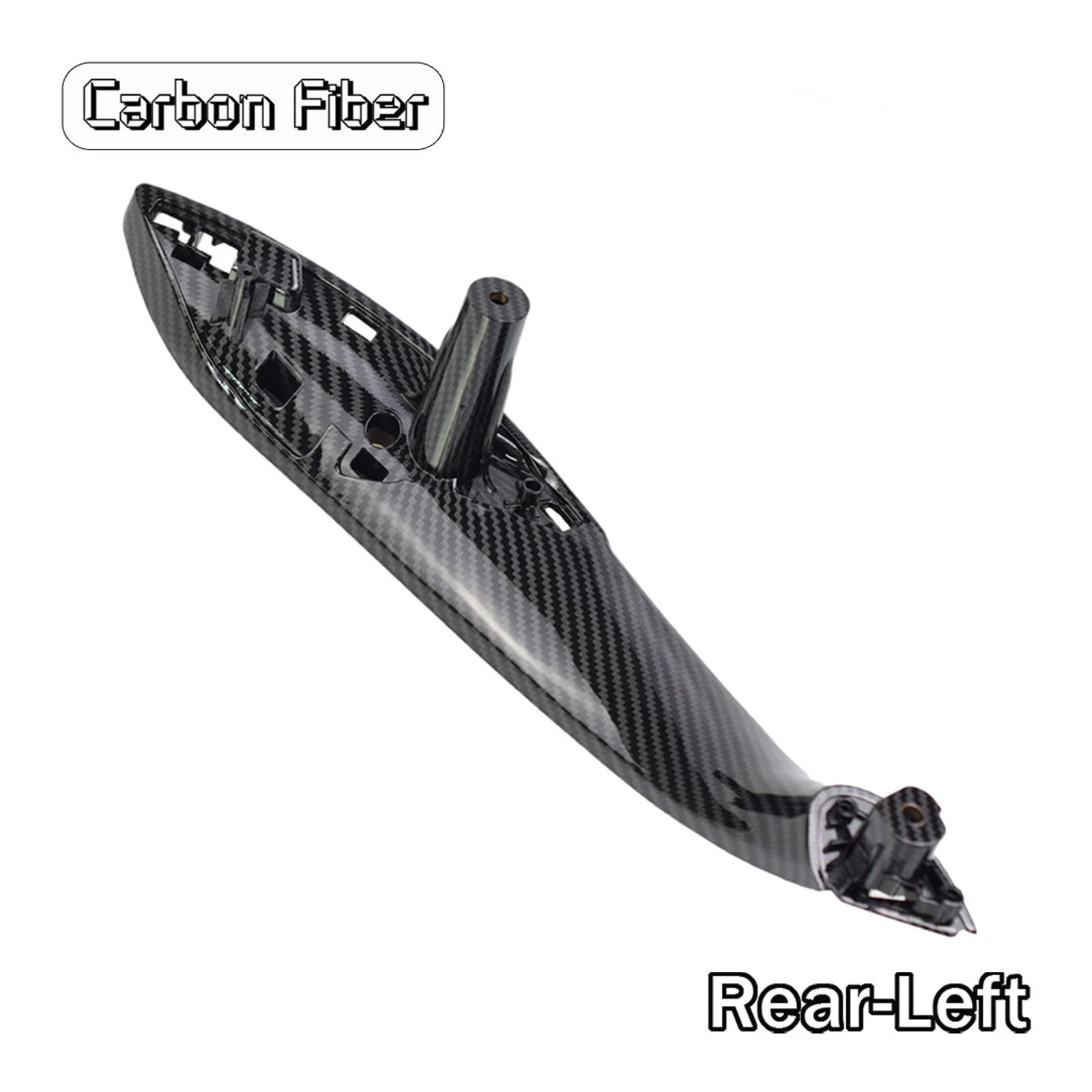 4PCS Carbon Inner Trim Door Pull Handle for BMW F30 F80 F31 F32 F33 F35