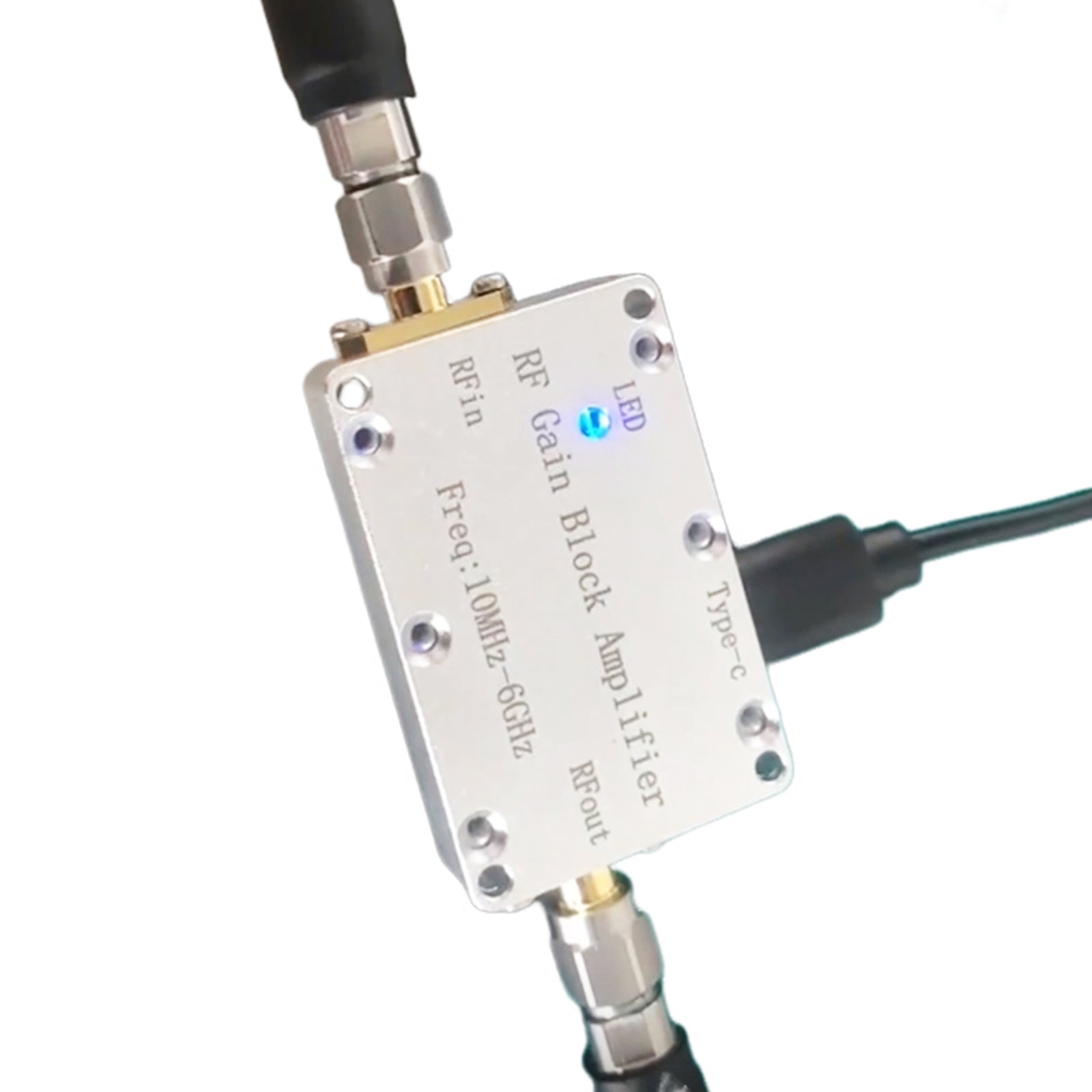 Amplificateur RF 10m-6GHz 10 dB 20db 30 dB 40 dB High gain Driver Receiving Amplificateur