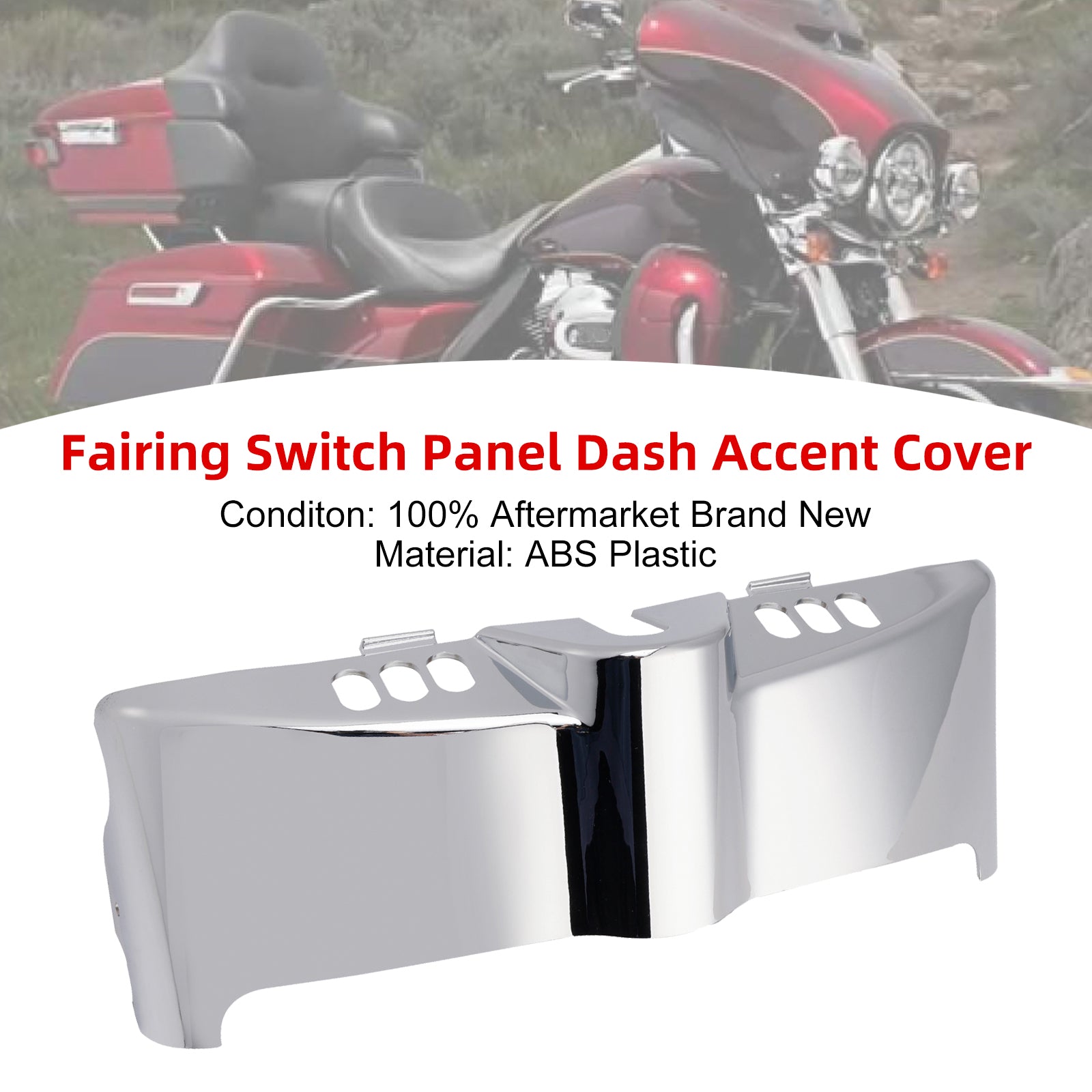 Fairing Switch Panel Dash Accent Cover For Touring Electra Street 2014-2024