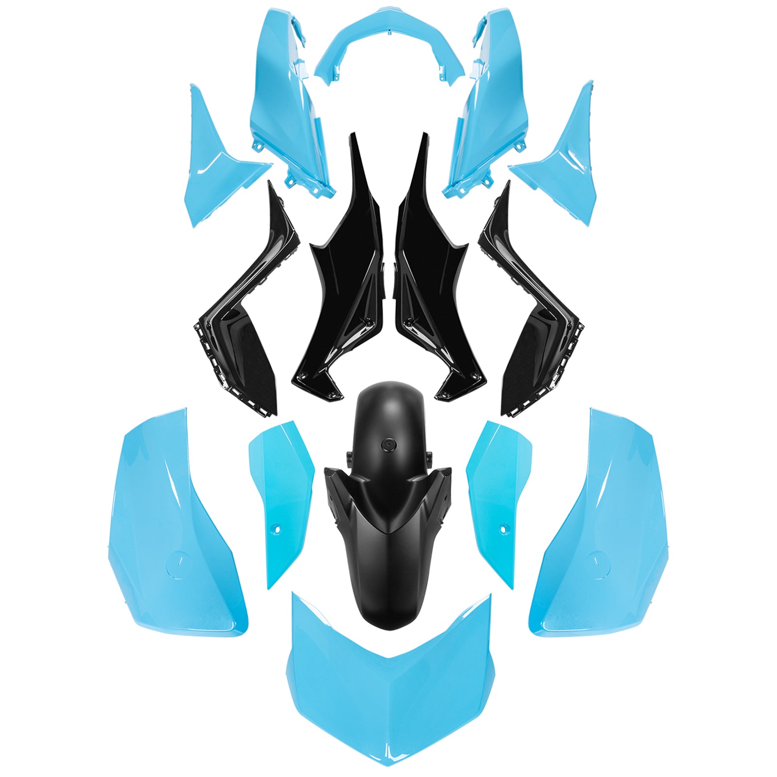 2023-2024 Yamaha X-Max 300 Xmax Injection ABS Bodywork Fairring Kit 14 #