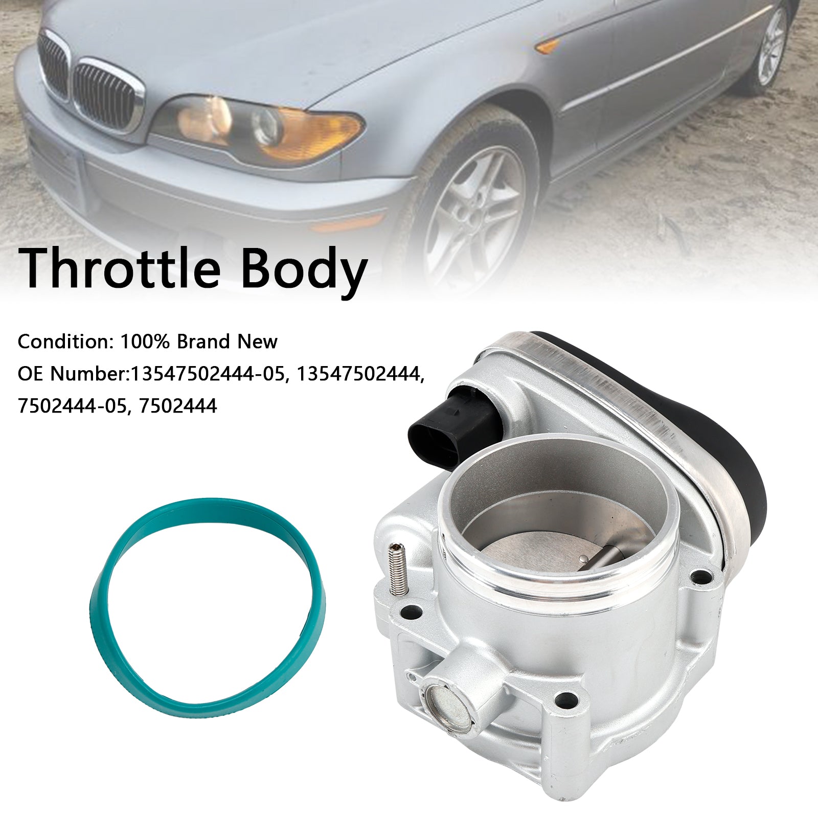 Throttle Body 13547502444 For 2001-2006 BMW 3 Series X3 Z3 Z4 2.2L 2.5L