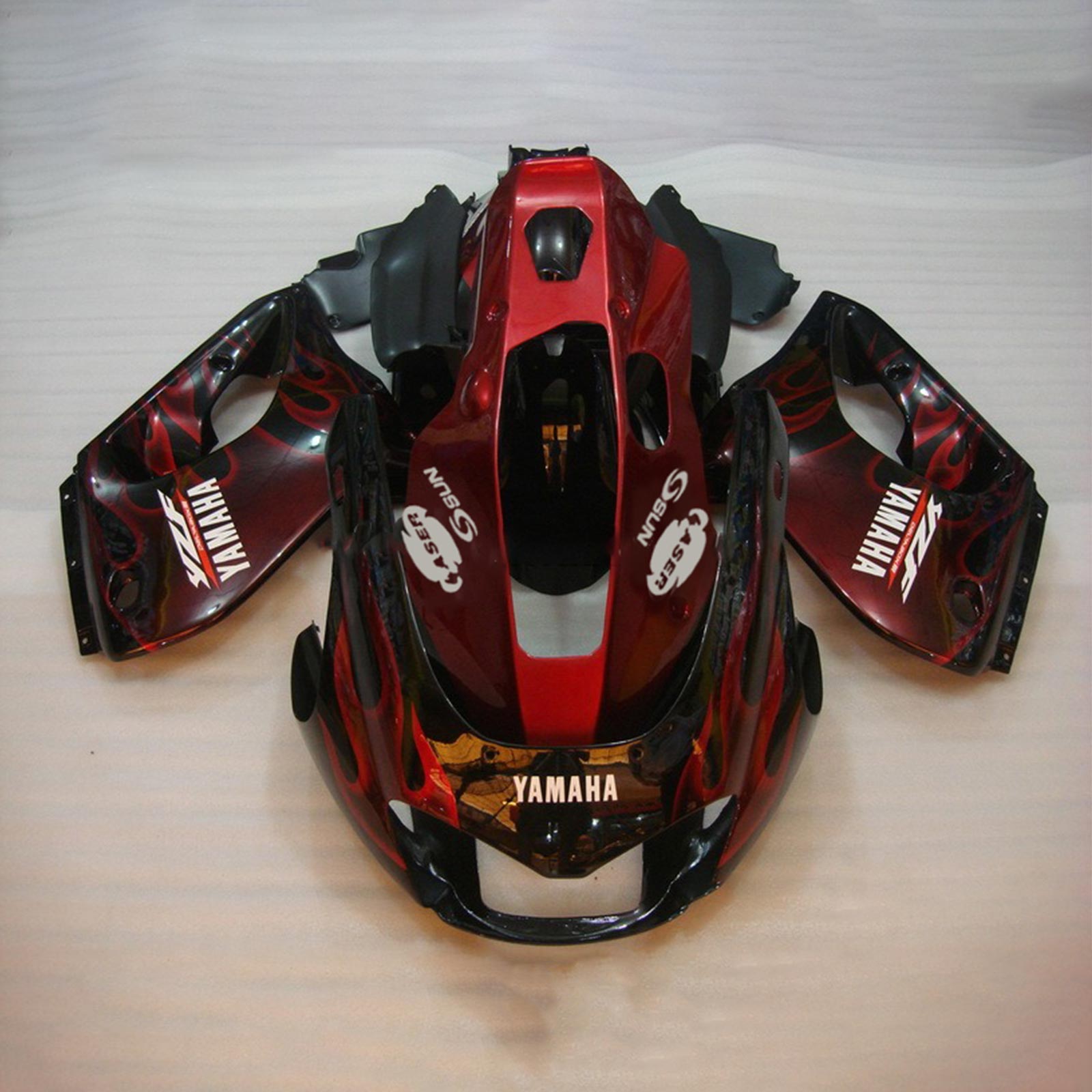 1997-2007 Yamaha YZF1000r Thunderace Amotopart Injeksjon Fairing Kit Bodywork ABS #105