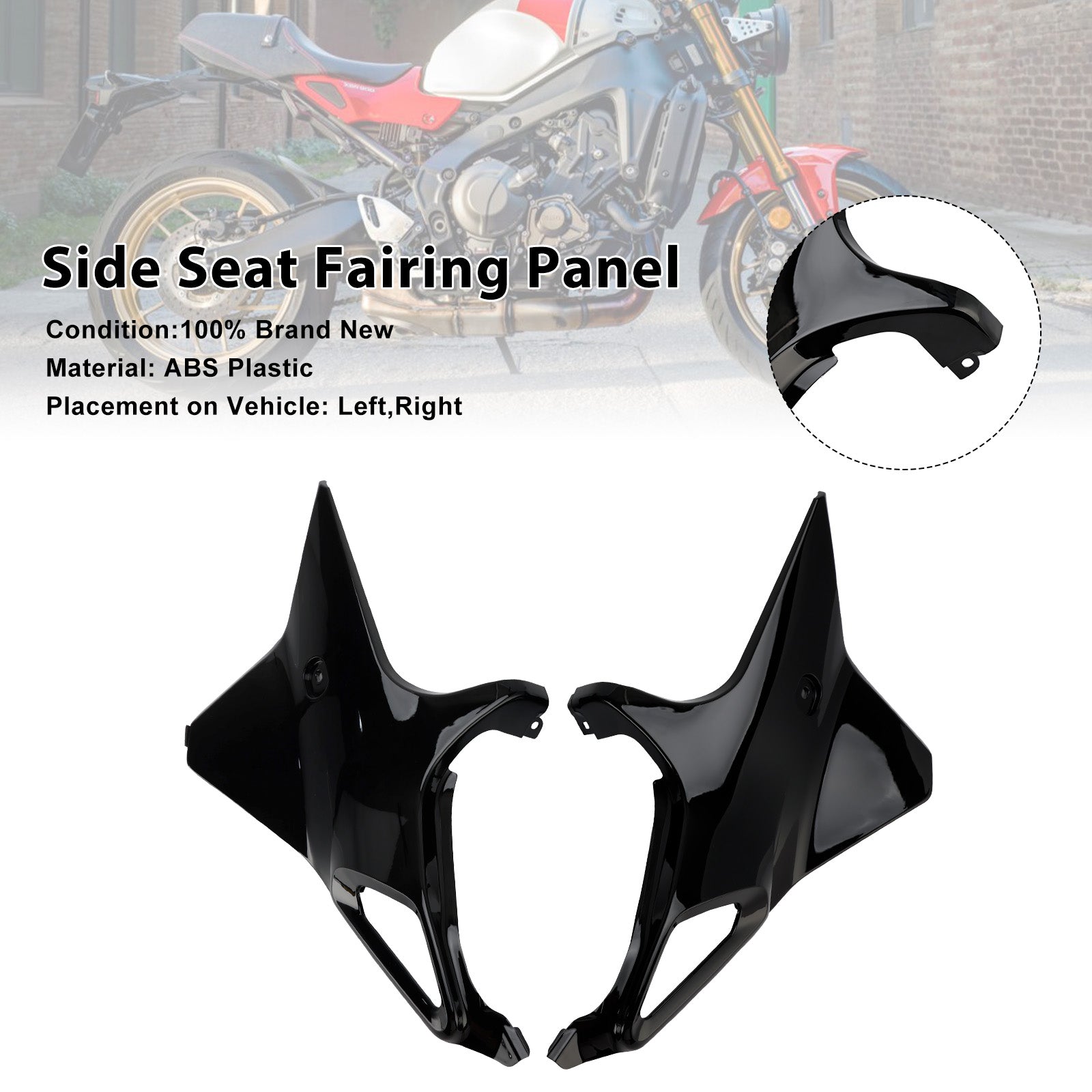 Capot de panneau de carénage de siège latéral Yamaha XSR 900 XSR900 2022-2025