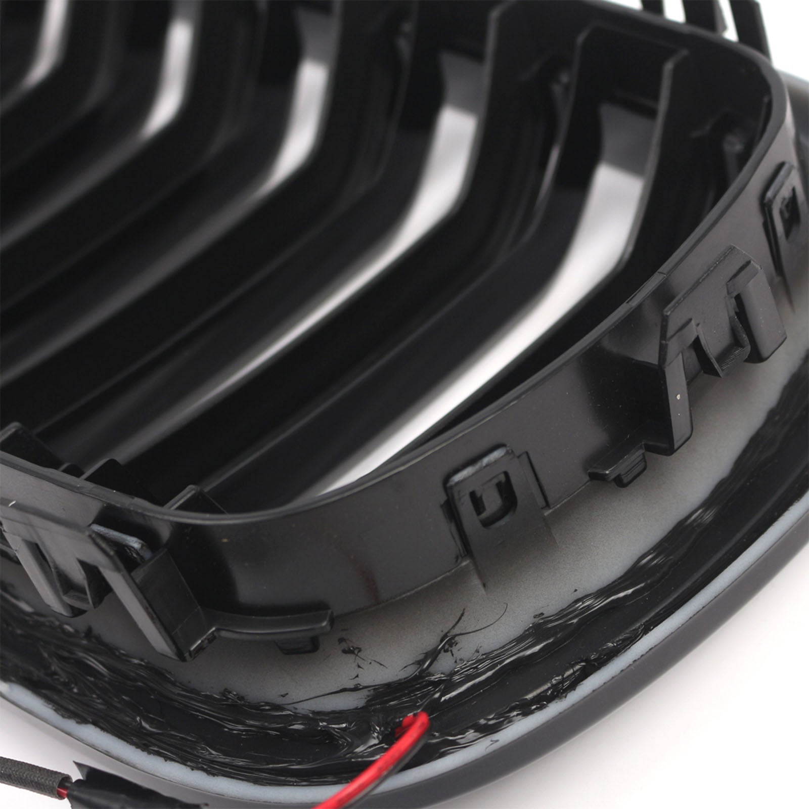 Double Slat Front Bumper Kidney Grille Fit BMW X5/X6 F15 F16 2013-2018