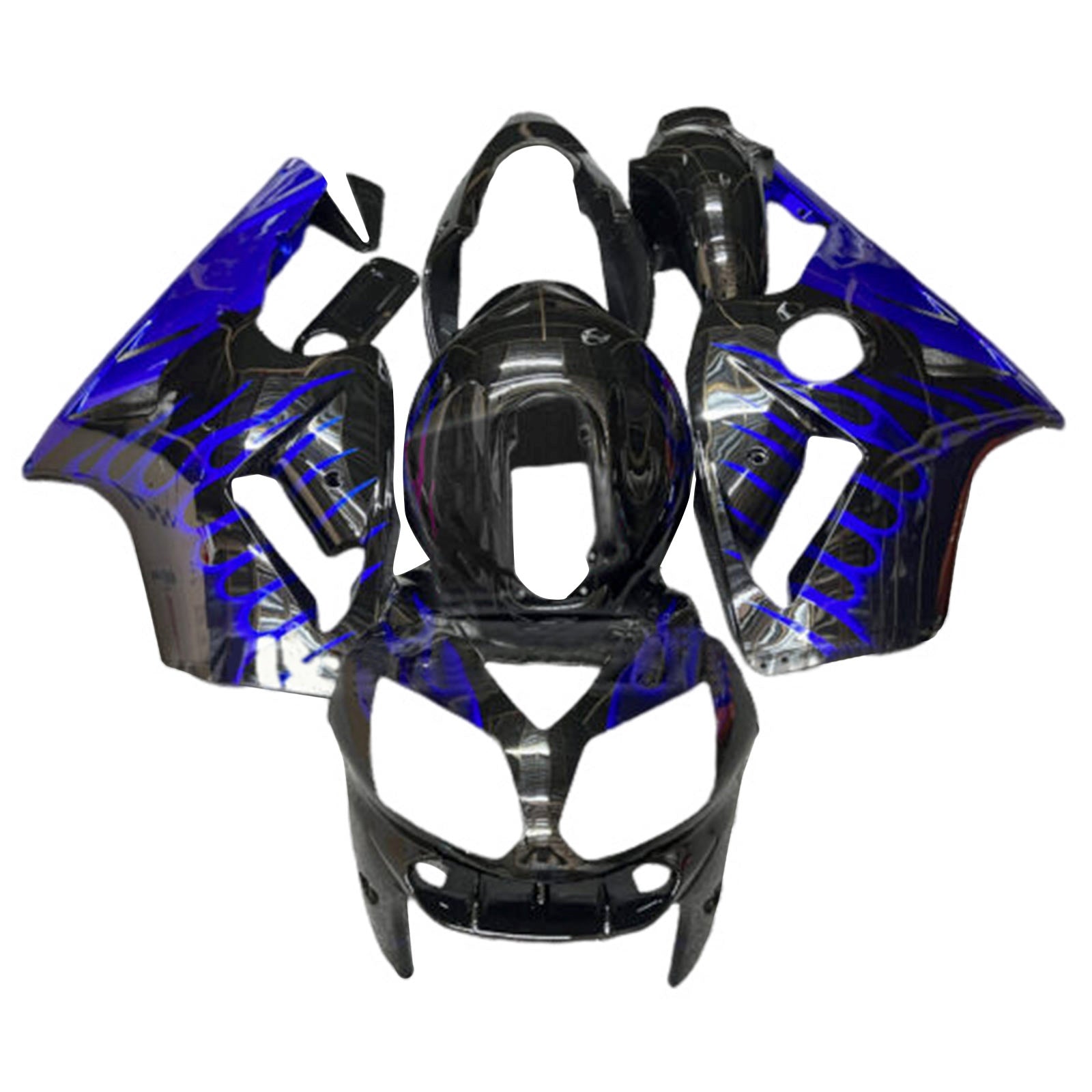 2000-2001 Kawasaki ZX12R Injektionsmässa kit Kroppsarbete Plastisk ABS