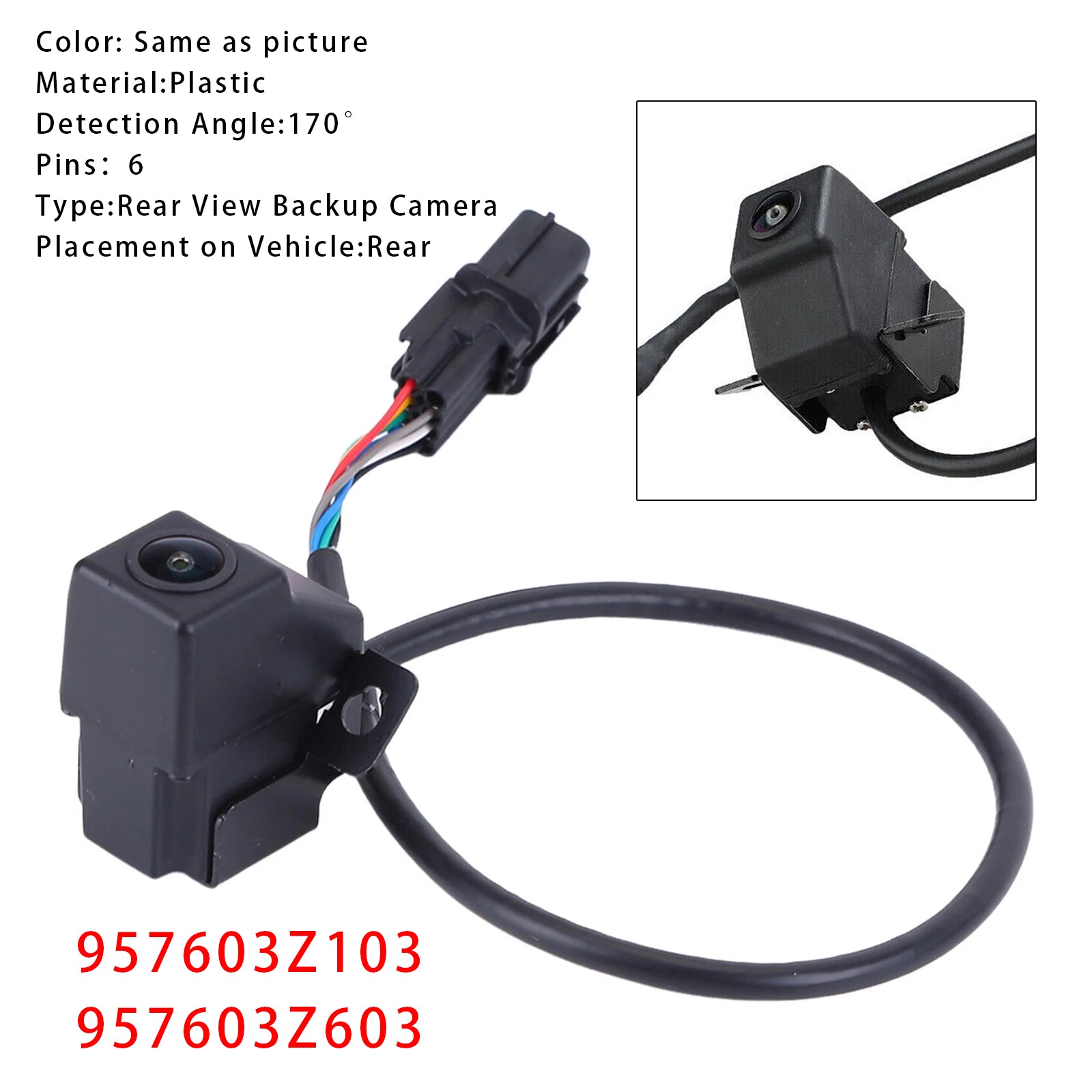 Achteruitrijcamera Achteruitrijcamera Voor Hyundai I40 2015-2020 957603Z103 957603Z603