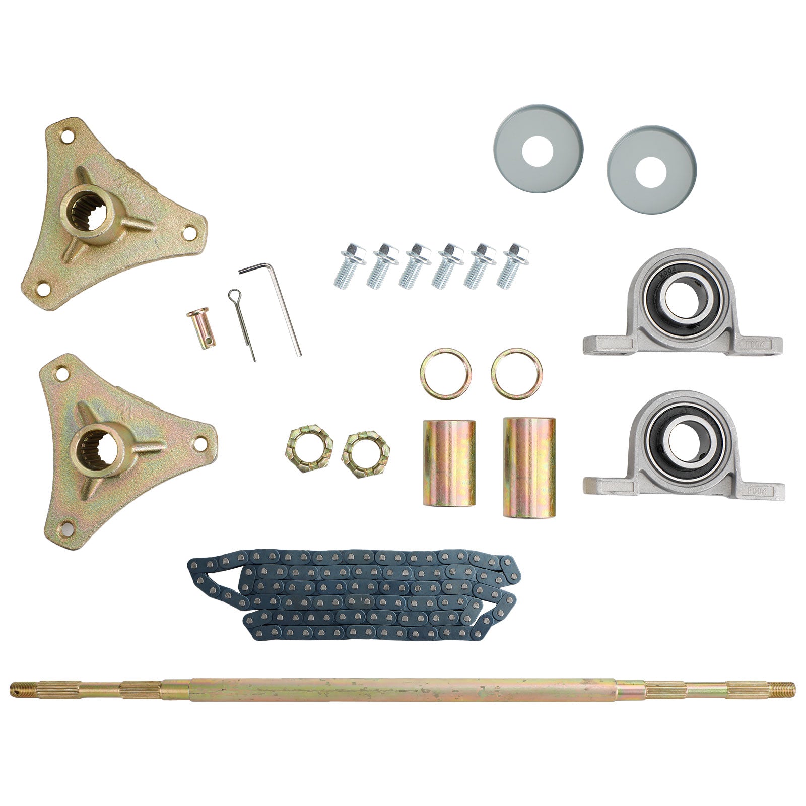 29" Achterasmontage Complete wielnaafset voor Go Kart Quad Trike Drift Bikes