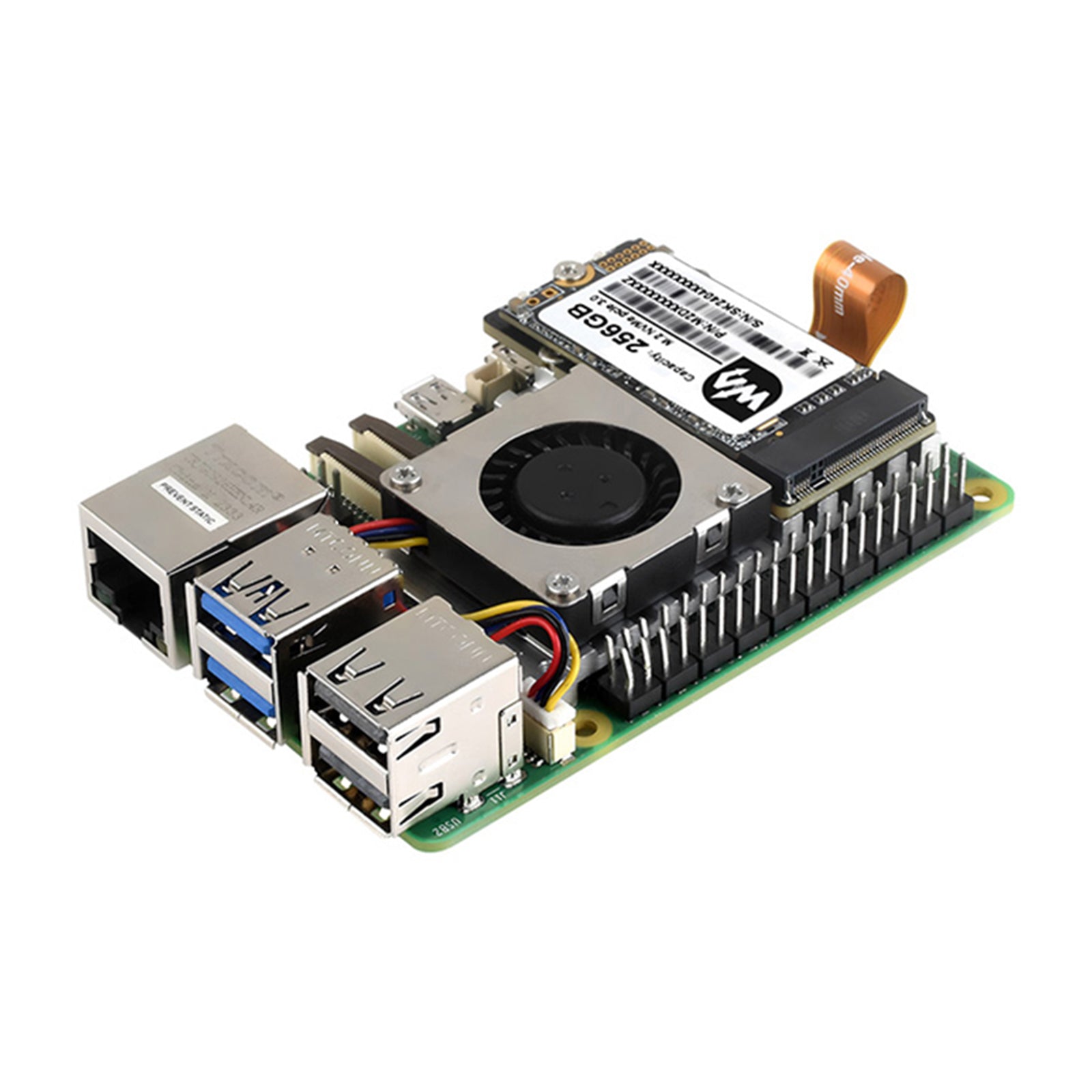 Raspberry Pi 5 PCIe až M.2 Adaptér 5/5B Expanzná doska NVME protokol pevného disku NVME
