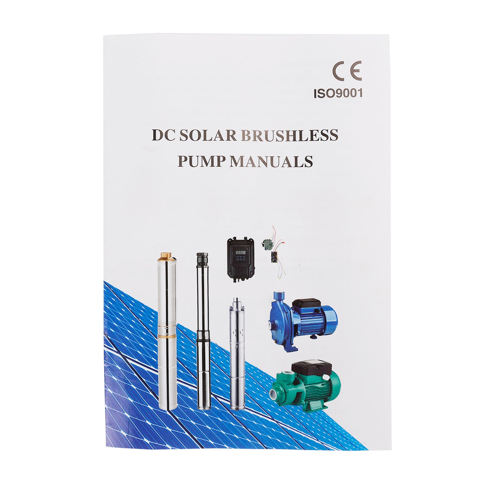 3" Bomba de agua sumergible solar para pozos profundos de 12 V y 150 W con MPPT integrado