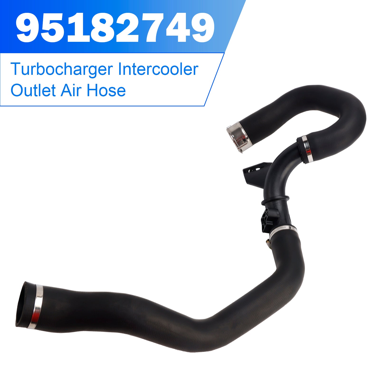 Tuyau d'air de sortie de refroidisseur intermédiaire de turbocompresseur Chevy Sonic 1,4 L 2012 – 2014 95182749