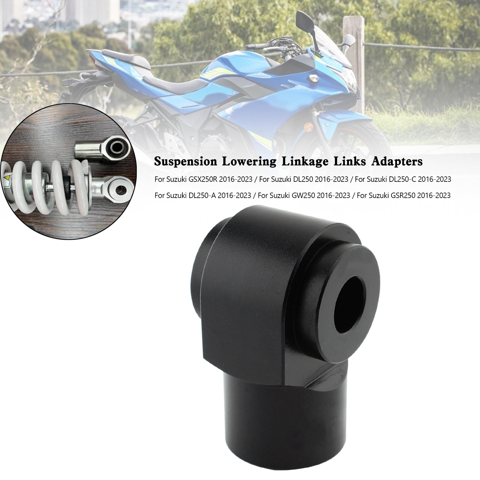 Suzuki GSR250R DL250 GW250 Kit de biellettes d'abaissement de suspension GSX250R