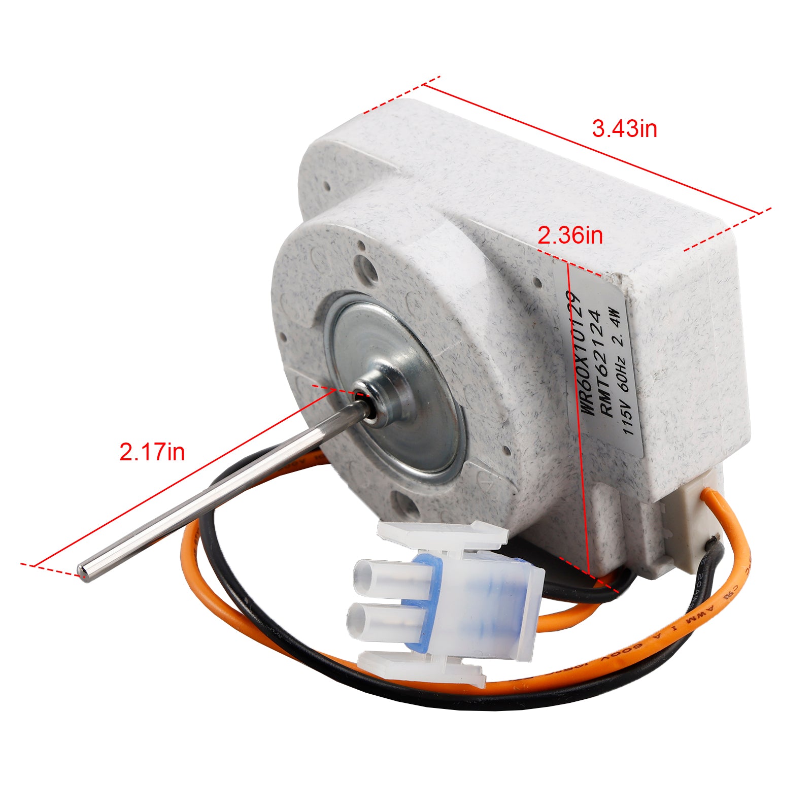 Koelkast Verdamperventilatormotor voor GE Hotpoint WR60X10257 WR60X10129