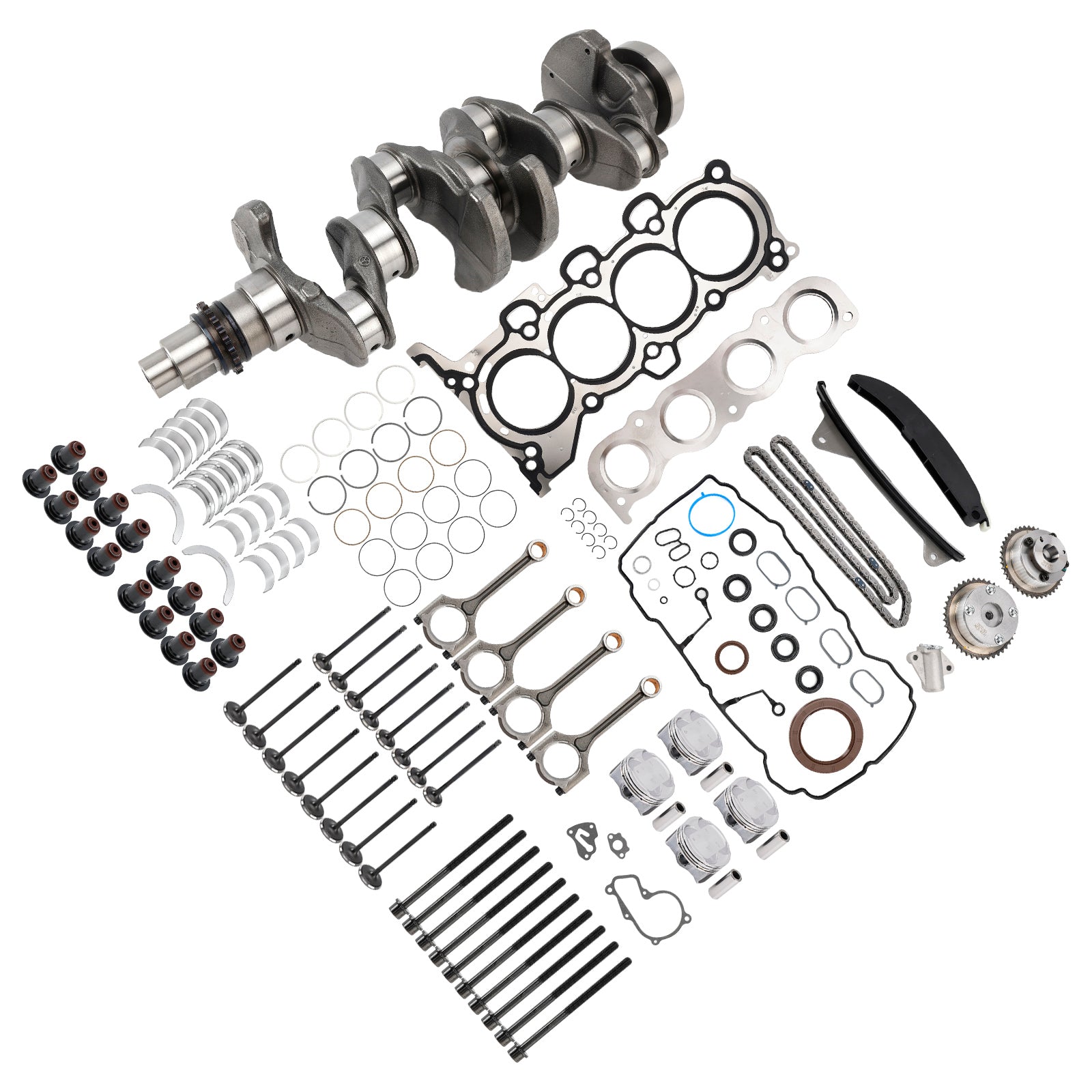 Hyundai Elantra Mistra Kia Forte G4NB 1.8L Engine Overhaul Rebuilding Kit 622V62EH00 24350-2E001
